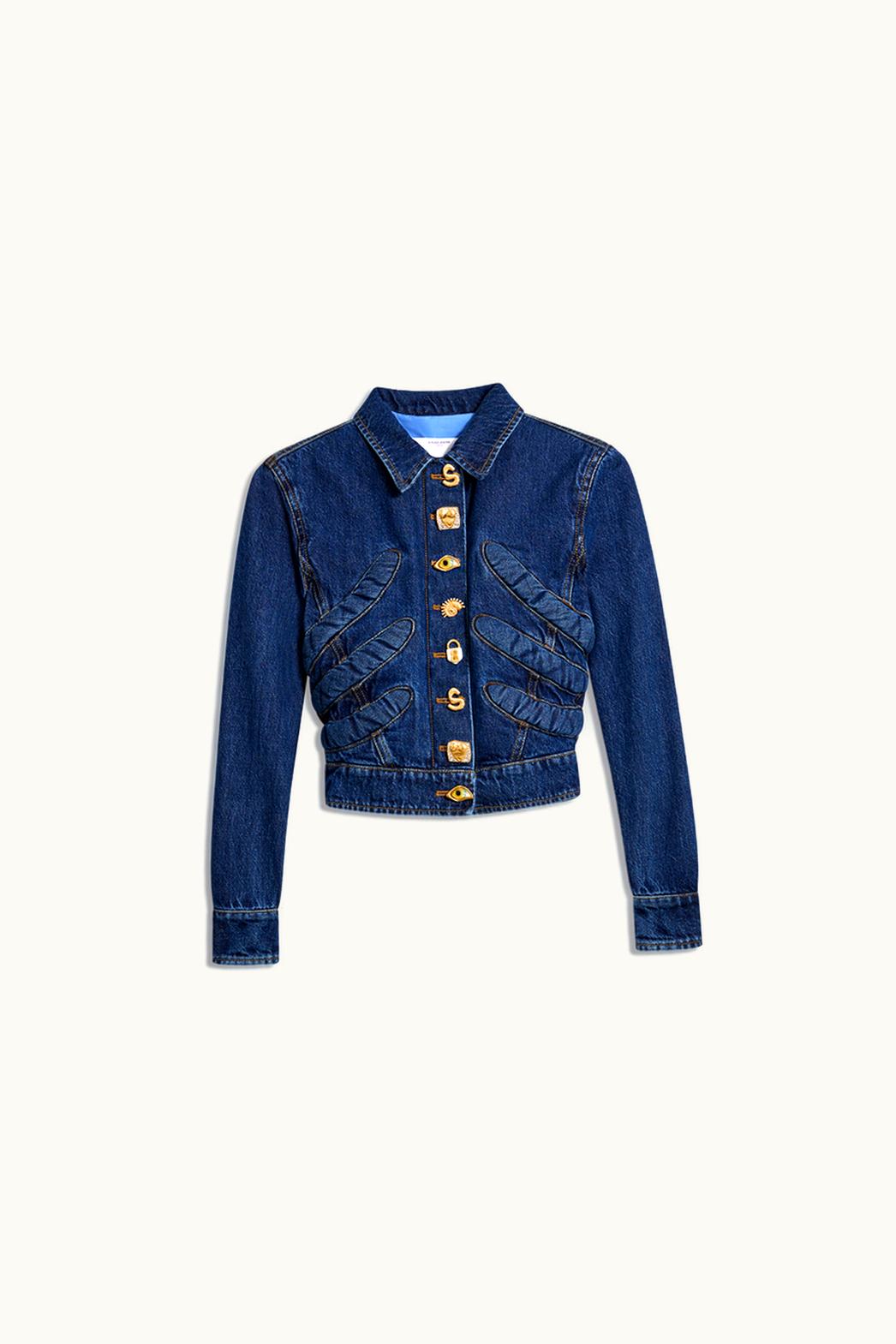 Schiaparelli Schiaparelli Skeleton Denim Jacket
