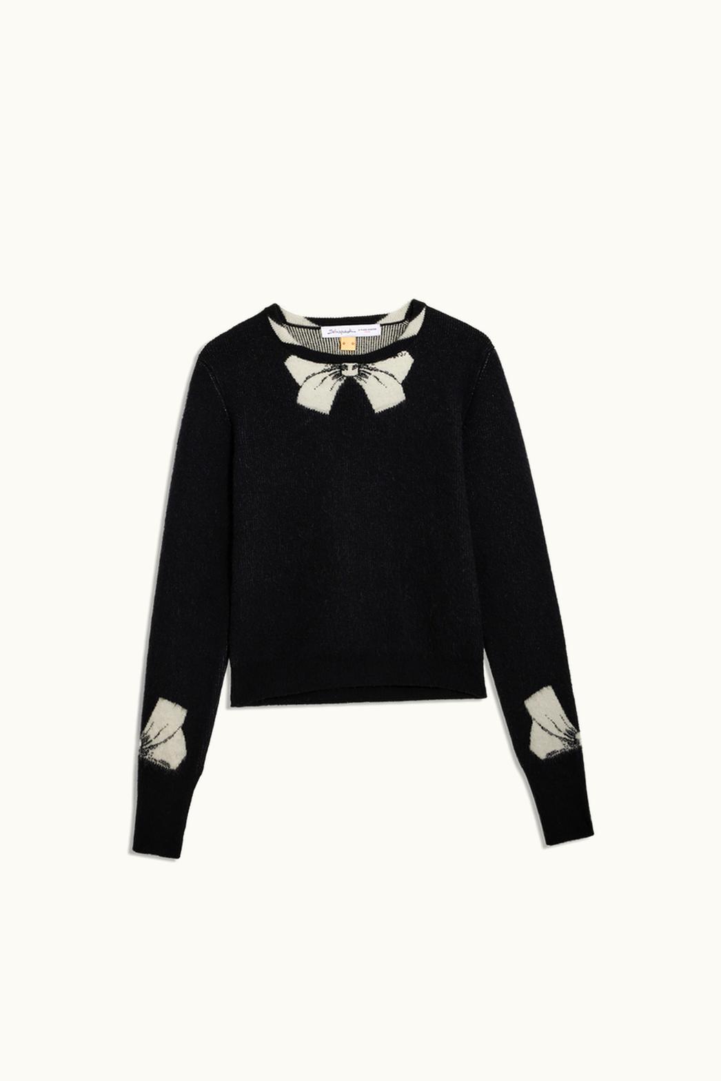 Schiaparelli Schiaparelli Intarsia Bow Pullover