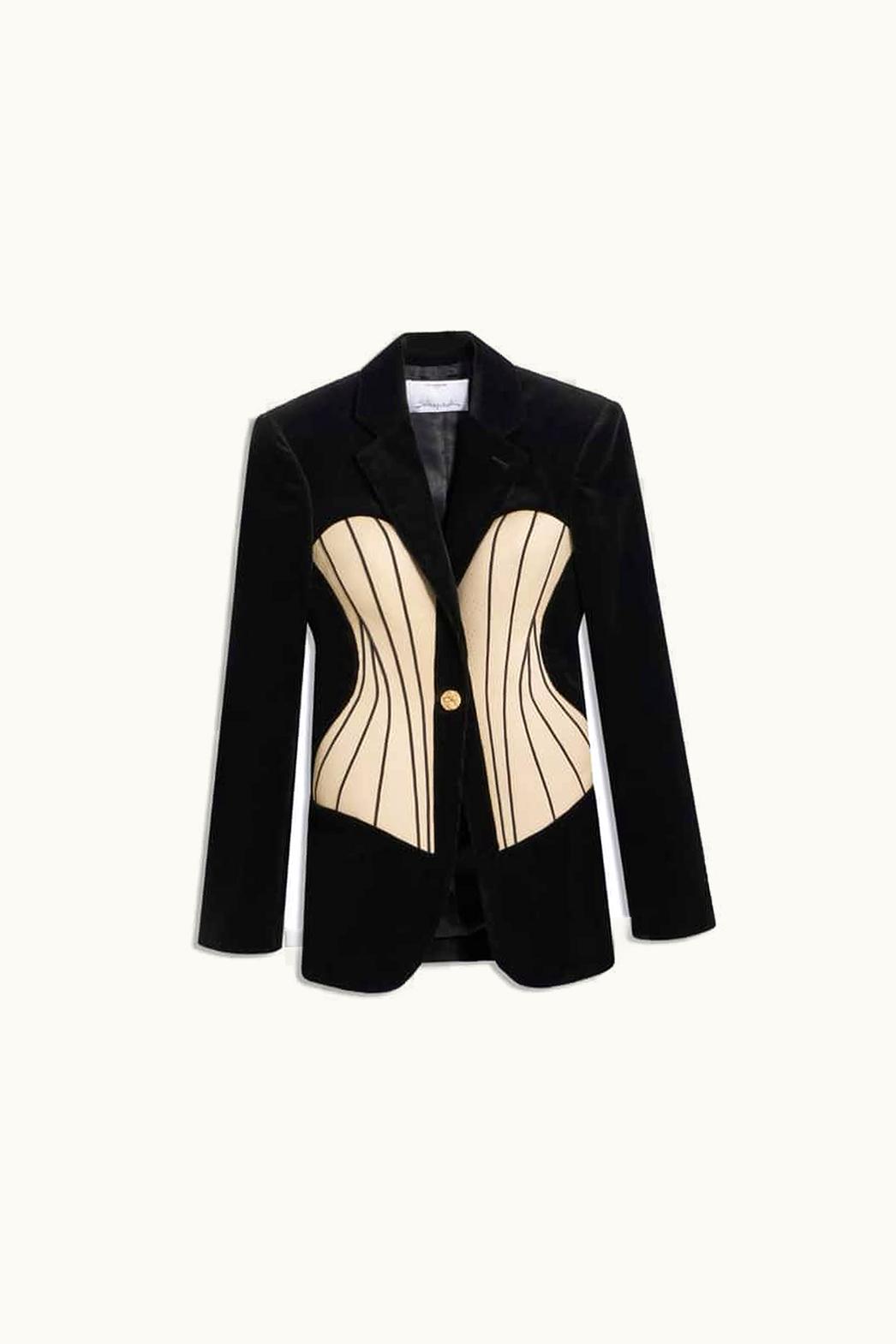 Schiaparelli Schiaparelli Single Breasted Corset Jacket