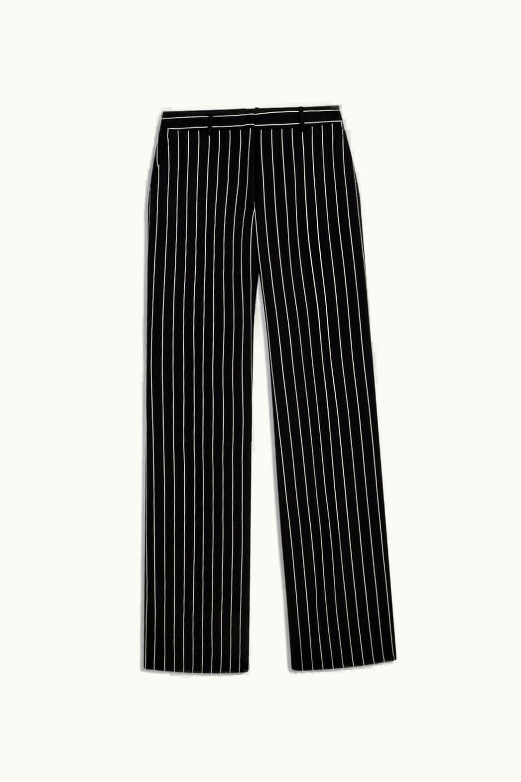 Schiaparelli Schiaparelli Signature Boyfit Wool Pants Black