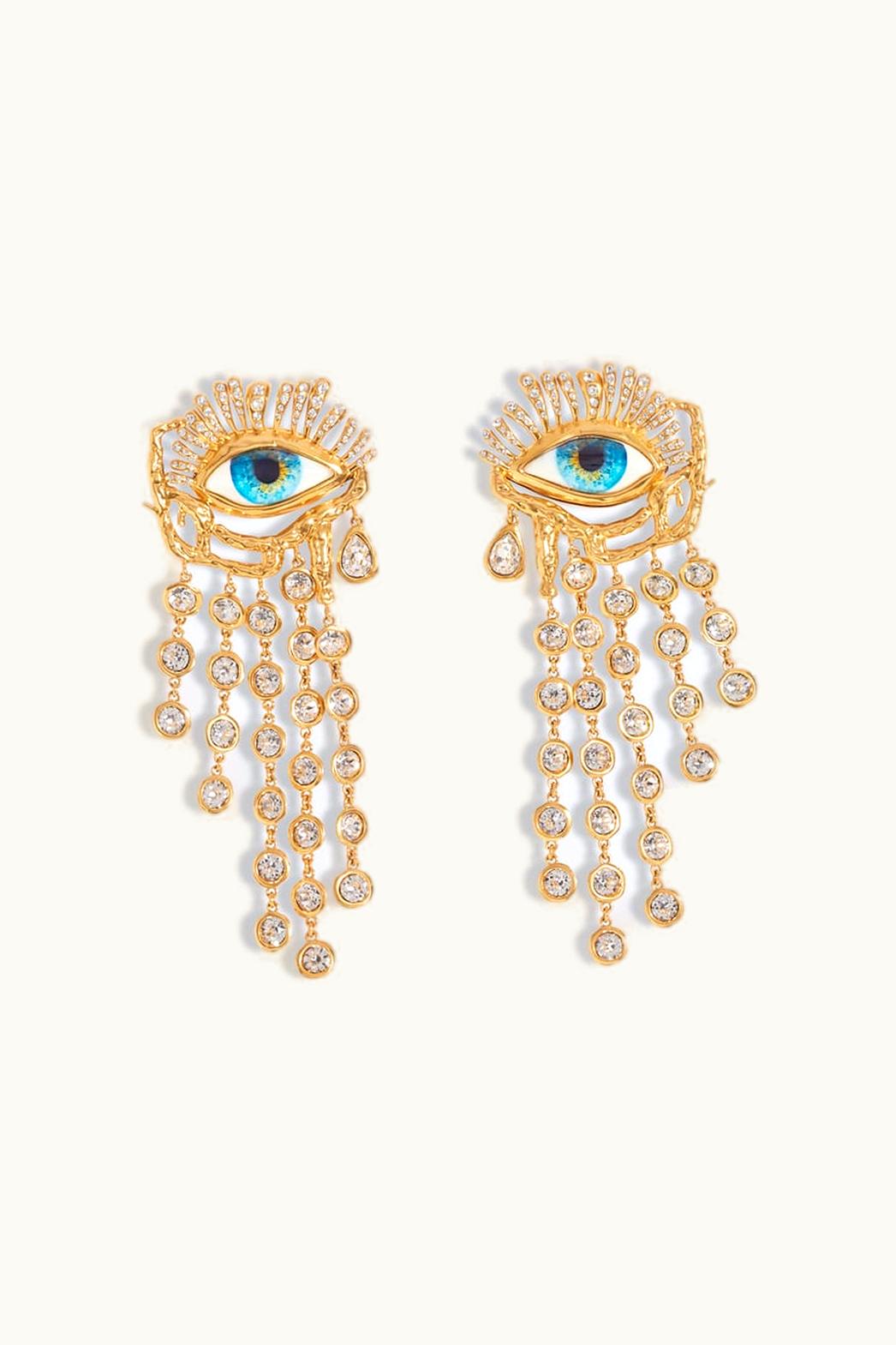Schiaparelli Schiaparelli Gaze Pendant Earrings
