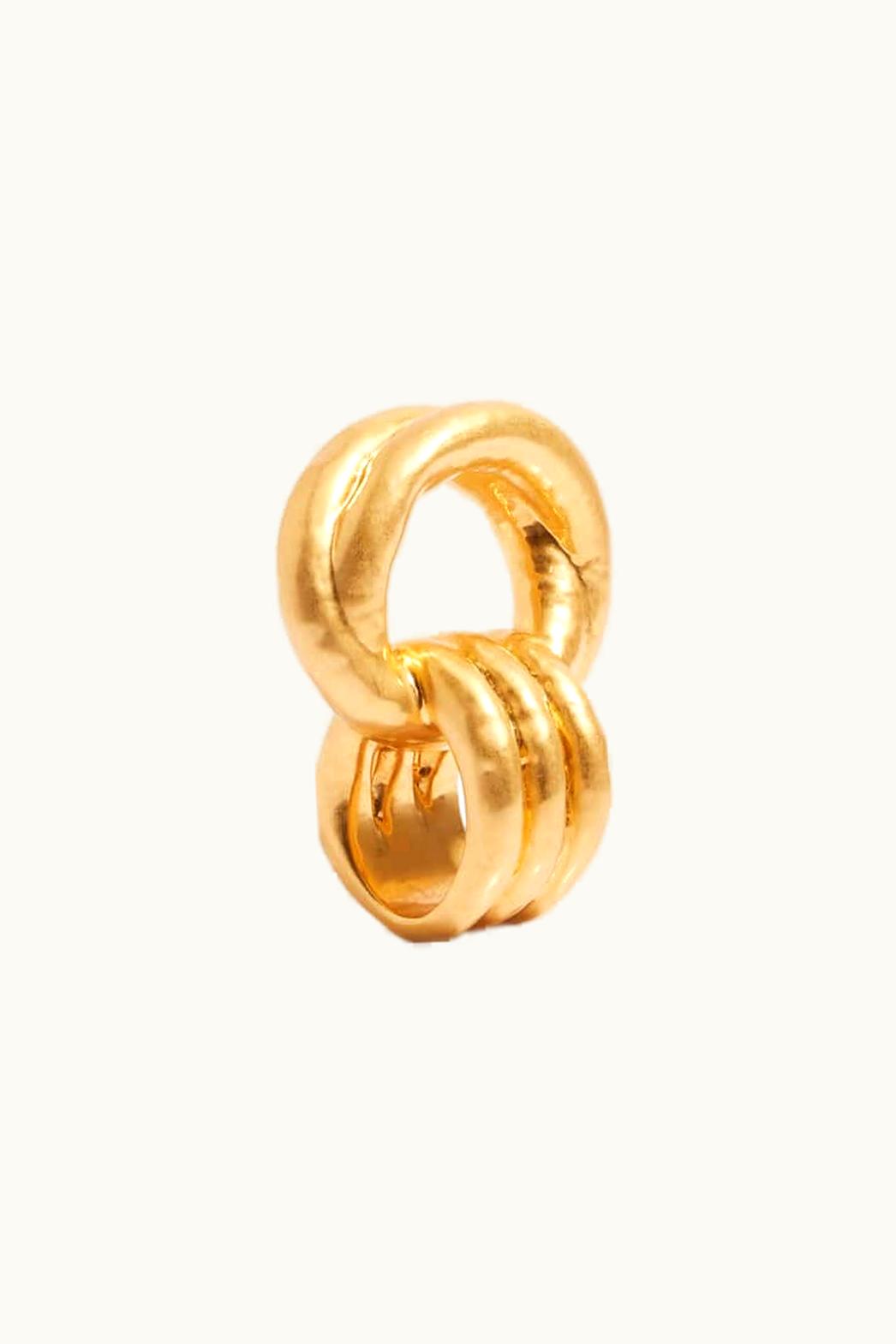 Schiaparelli Schiaparelli Hammered Chain Ring