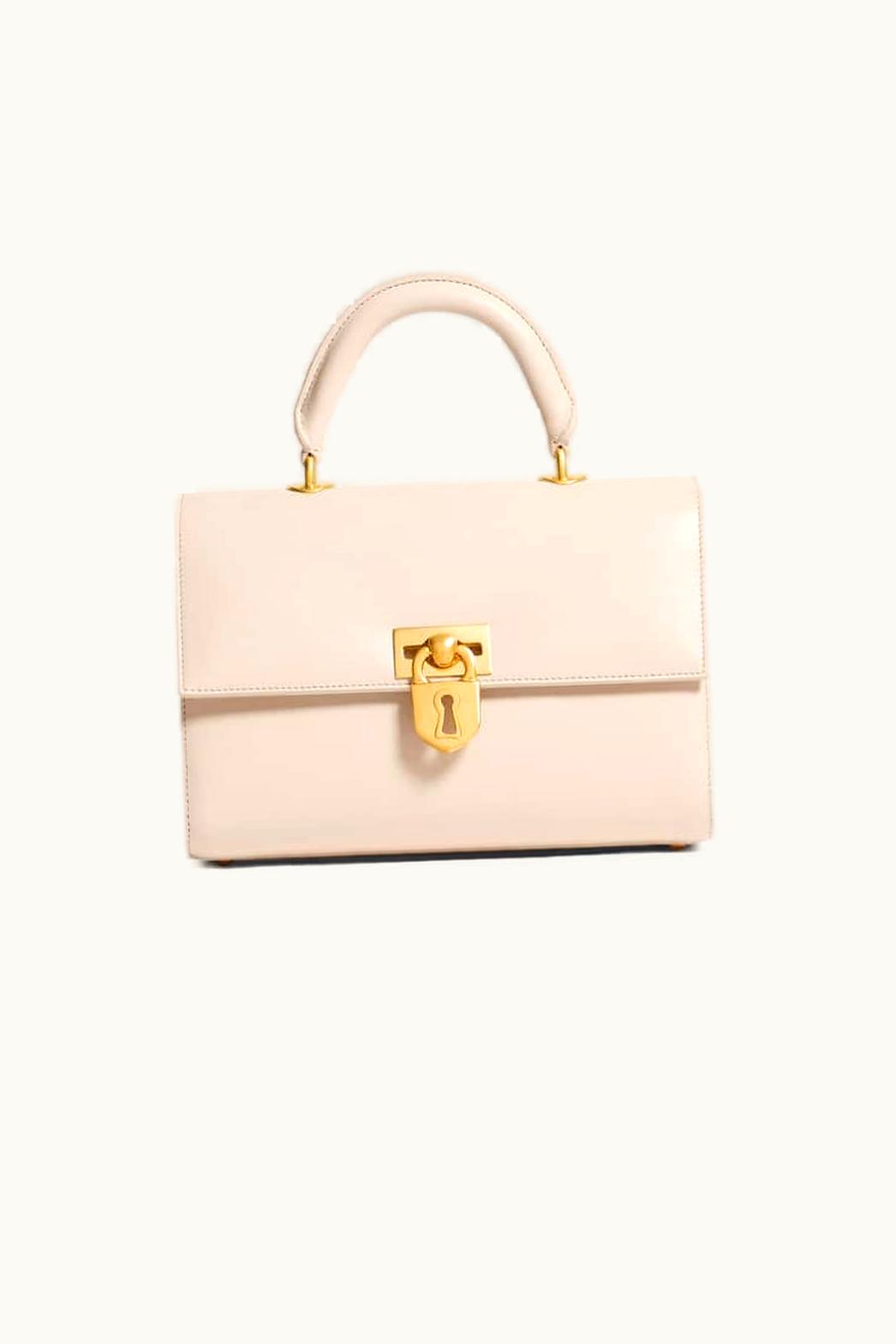 Schiaparelli Schiaparelli Secret Bag Luxe Lambskin Handbag Ecru