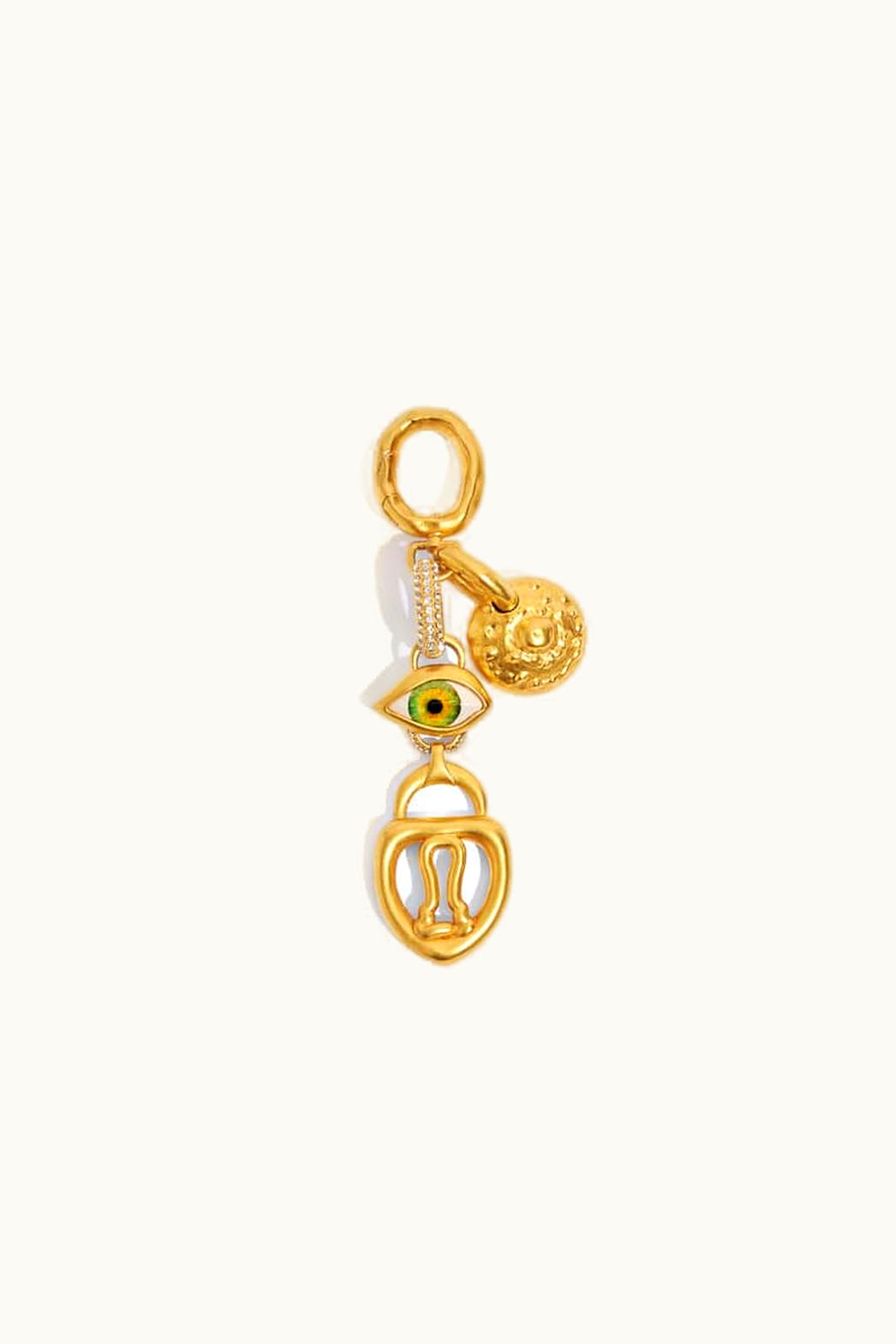 Schiaparelli Schiaparelli Motif Pendant With Carabiner