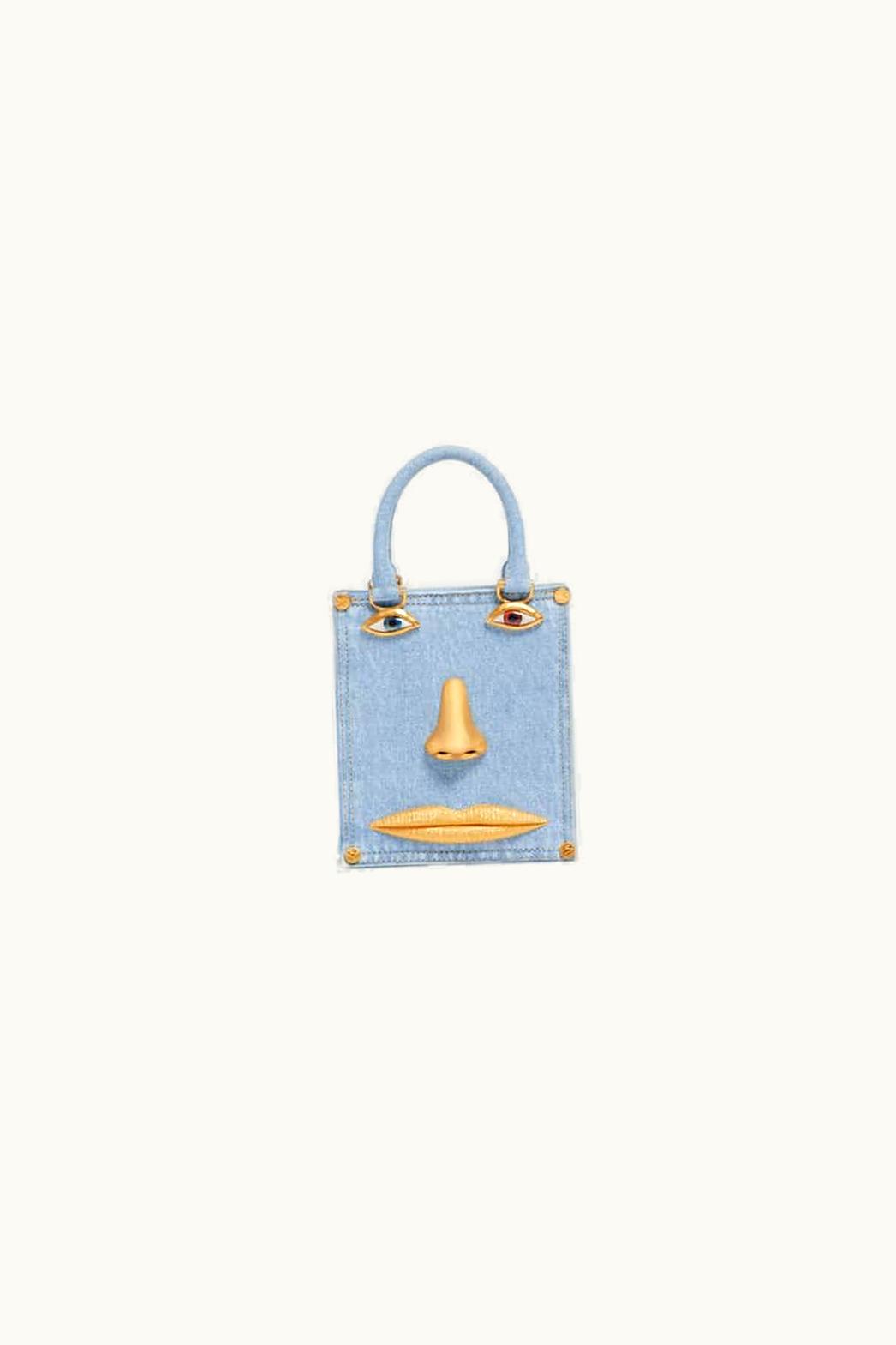 Schiaparelli Schiaparelli Mini Denim Anatomy Jewelry Bag