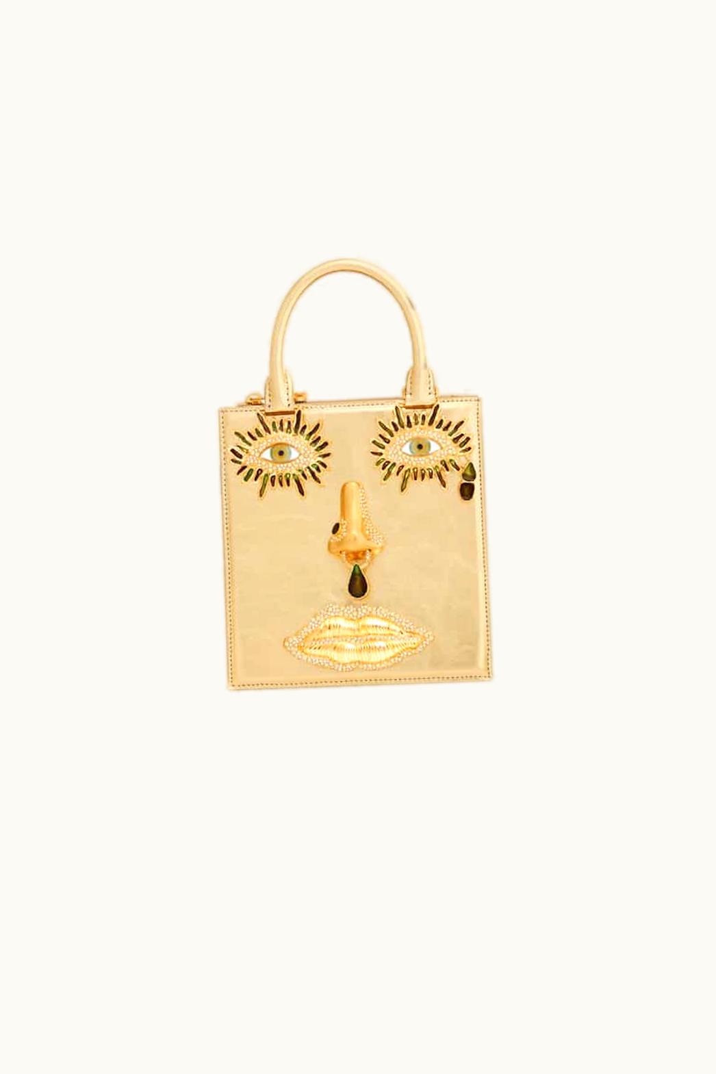 Schiaparelli Schiaparelli Golden Anatomy Jewelry Bag