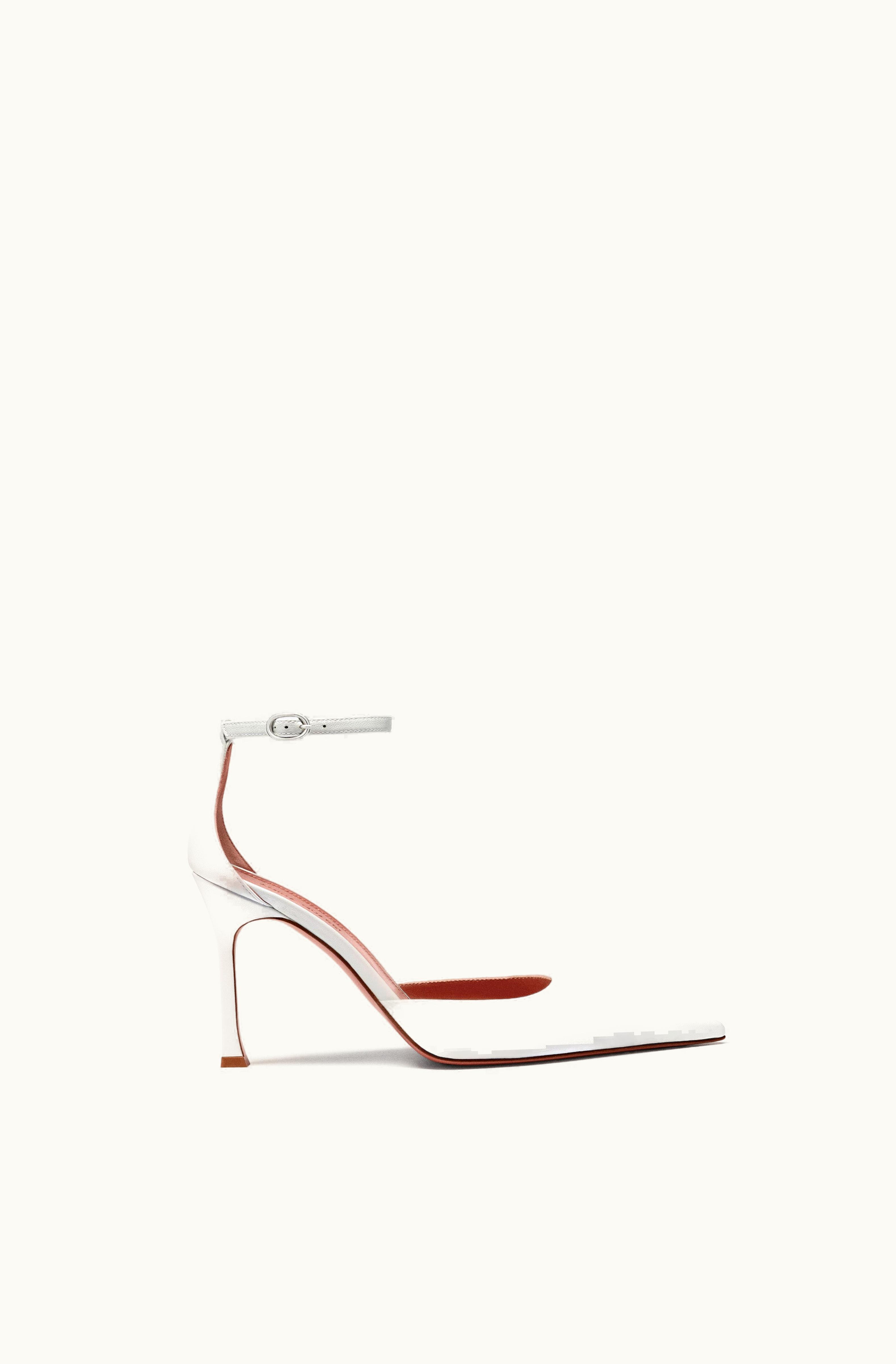 Amina Muaddi Amina Muaddi Kim Pump 105 White Nappa