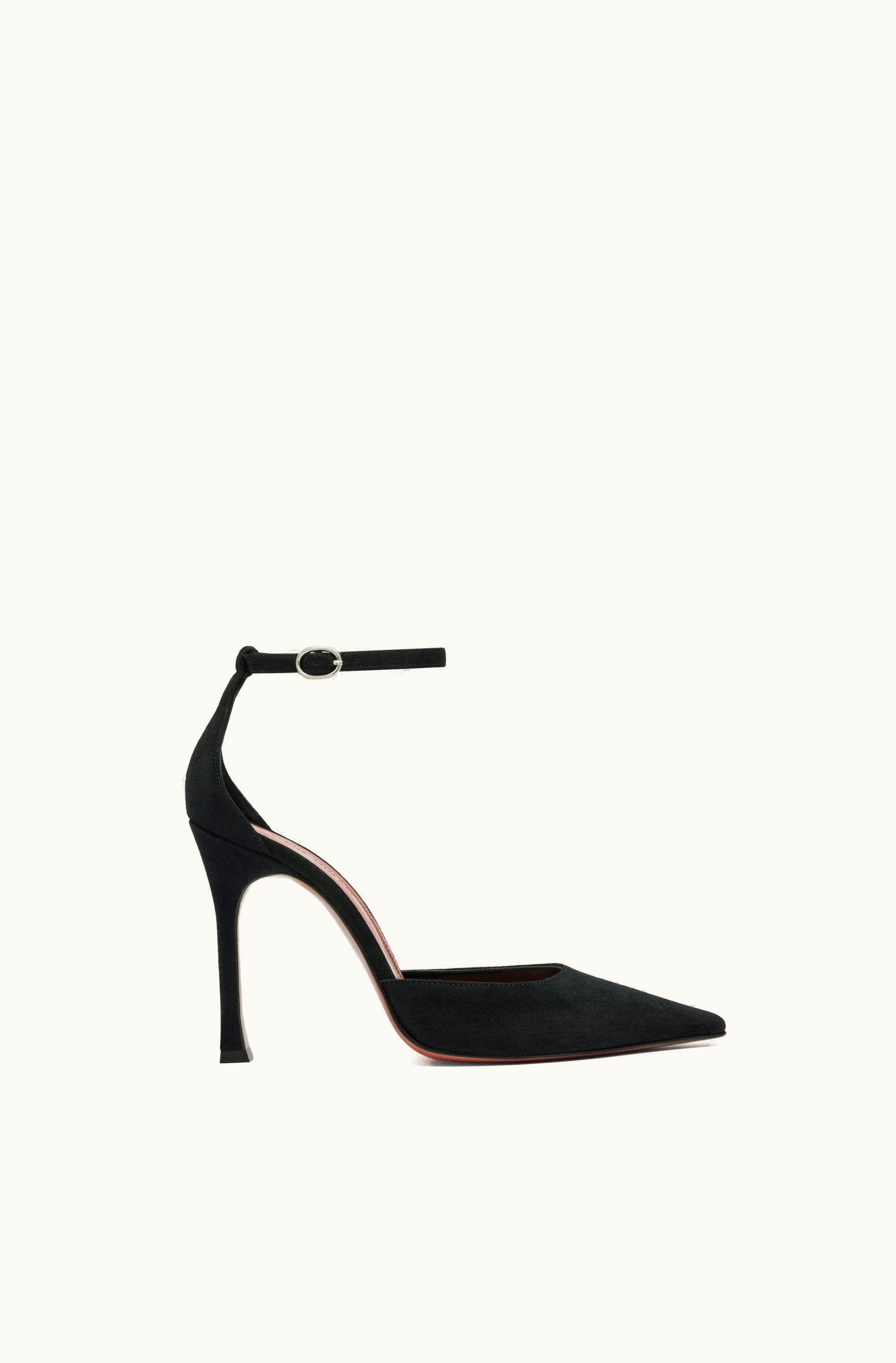 Amina Muaddi Amina Muaddi Kim Pump Black Suede