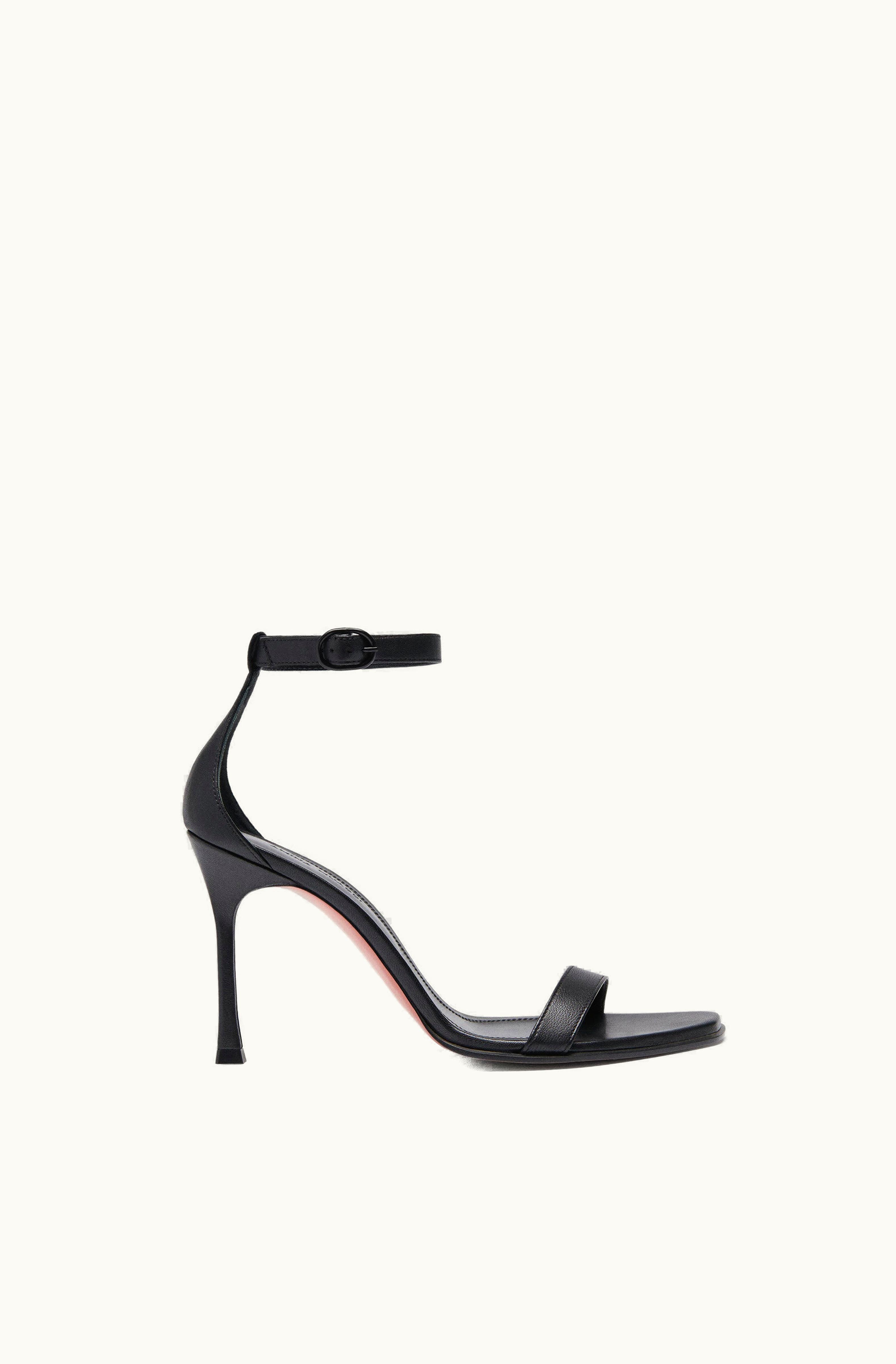 Amina Muaddi Amina Muaddi Kim Sandal 90 Black Nappa