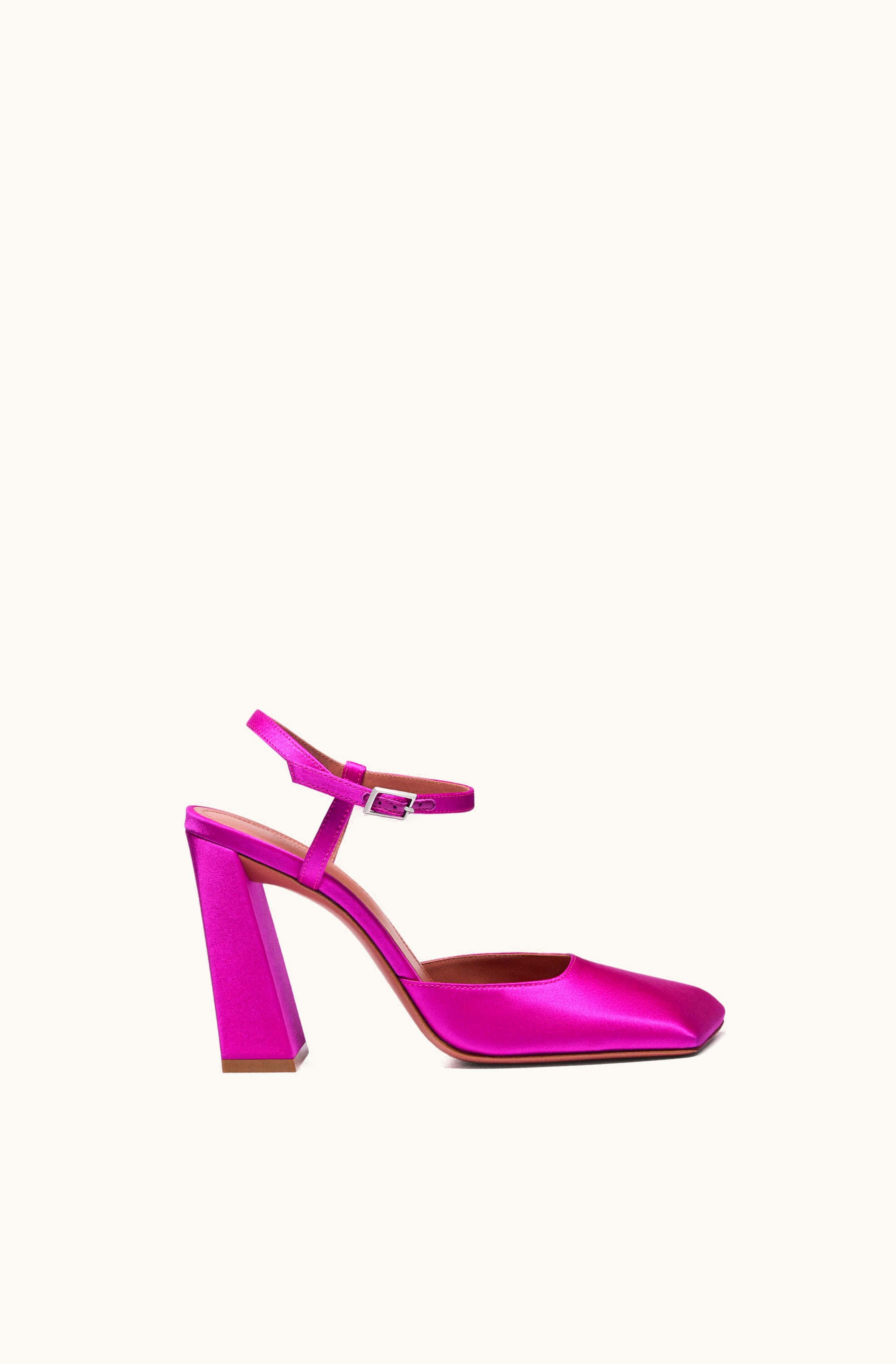 Amina Muaddi Amina Muaddi Charlotte Pump Orchid Satin