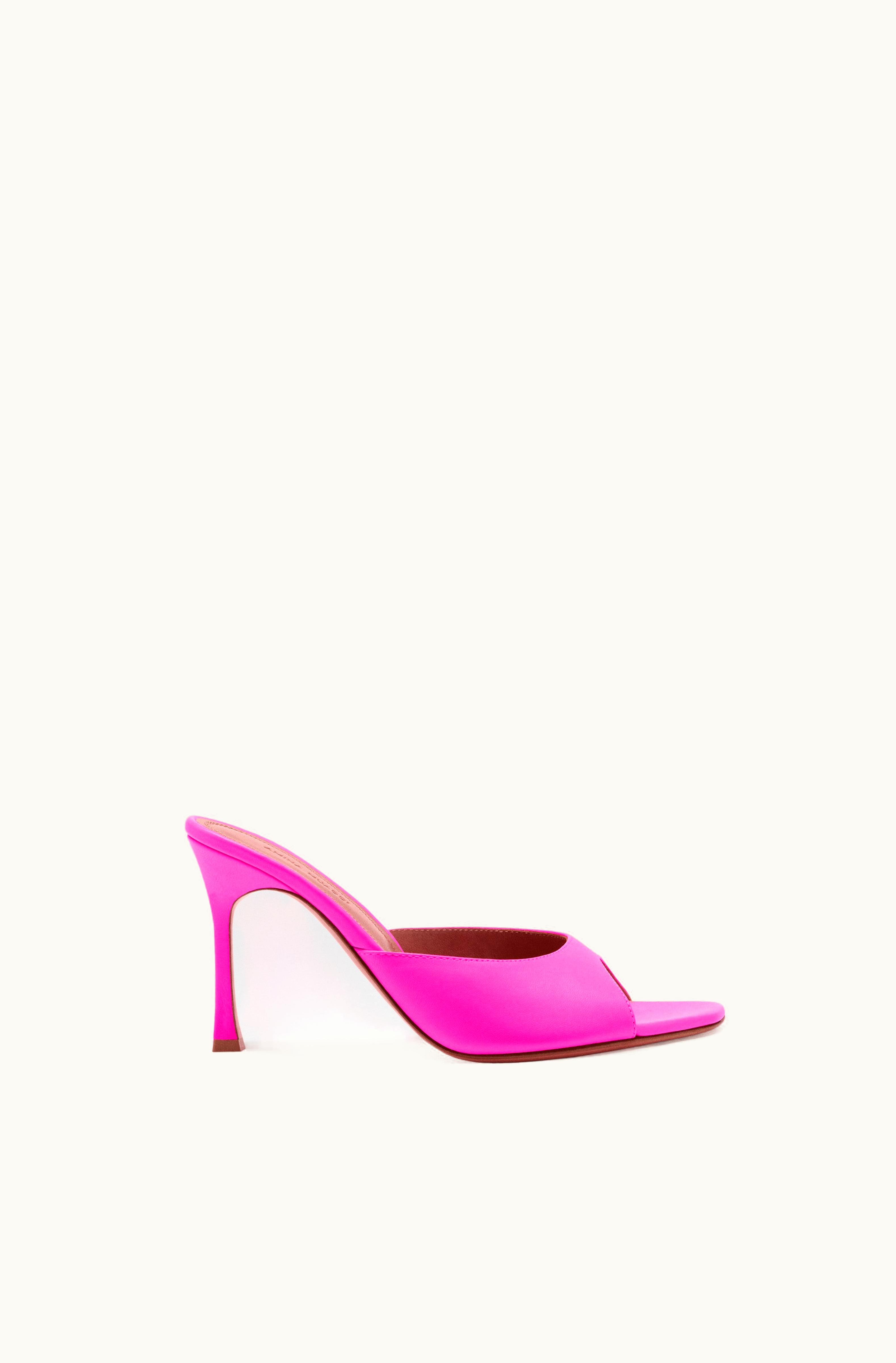 Amina Muaddi Amina Muaddi Alexa Slipper 90 Lotus Pink Nappa