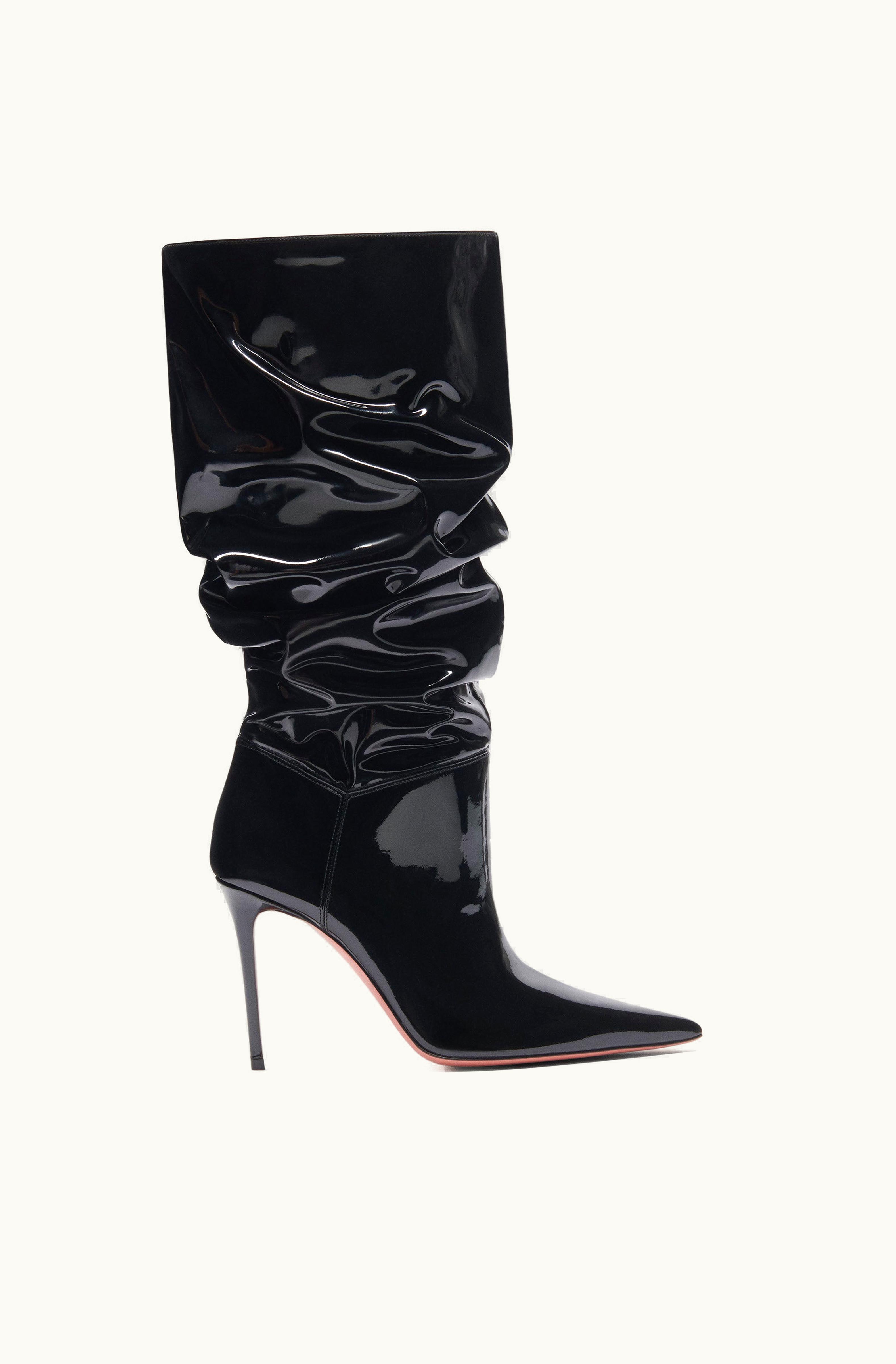 Amina Muaddi Amina Muaddi Jahleel Bootie Black Patent