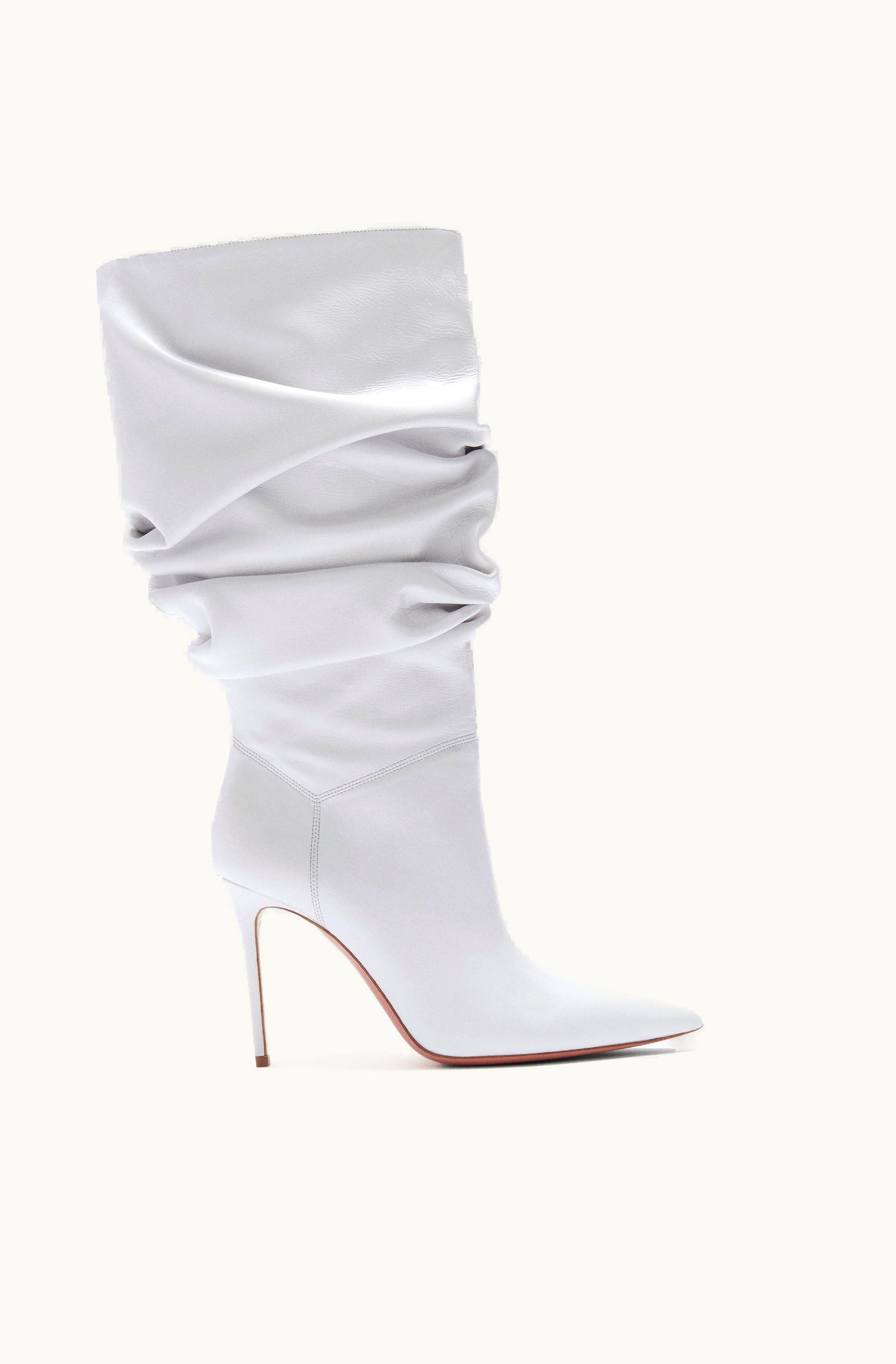 Amina Muaddi Amina Muaddi Jahleel Bootie White Nappa