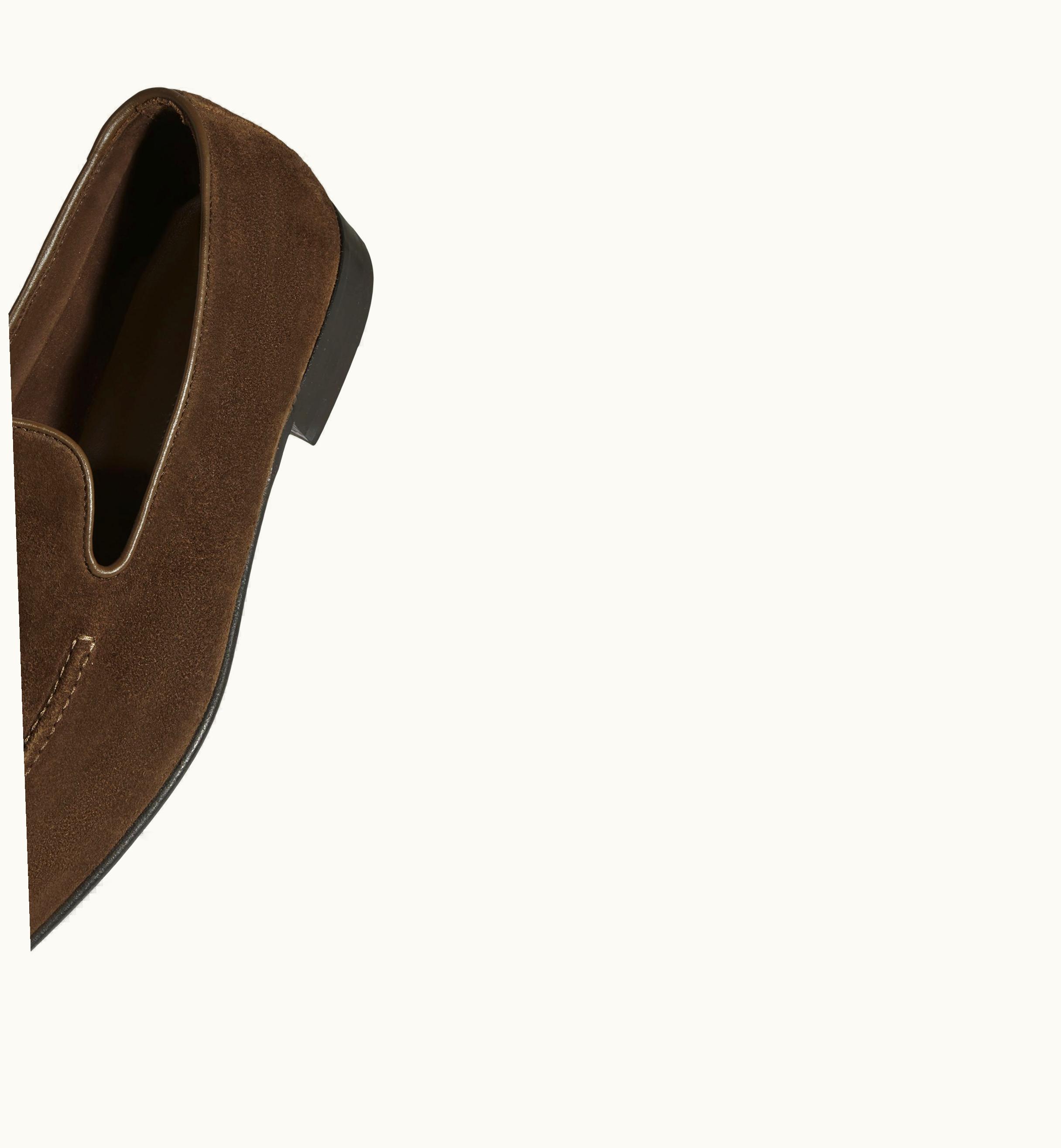 Manolo Blahnik Manolo Blahnik Chester Brown Suede Tassel Loafers