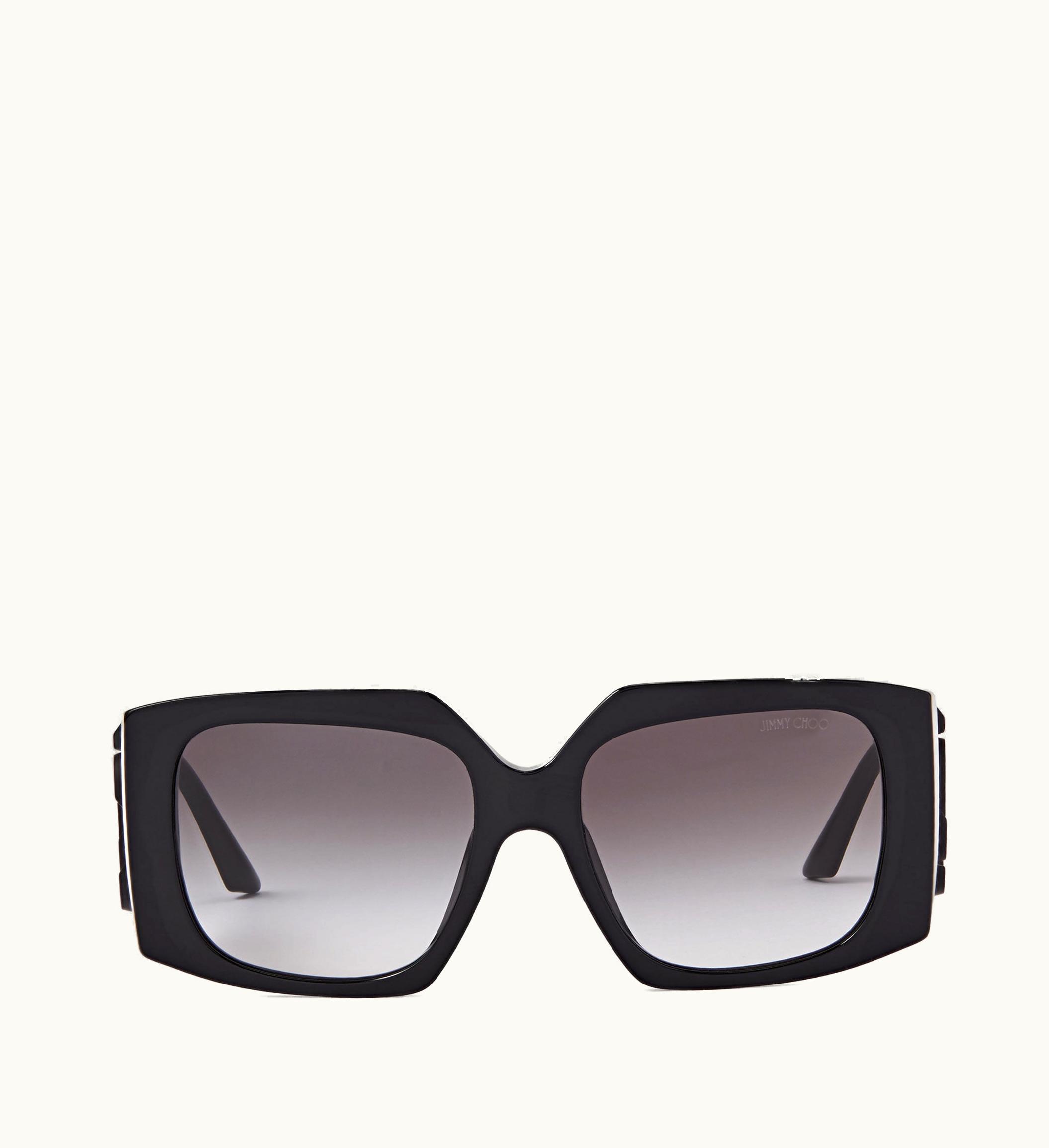 Jimmy Choo Jimmy Choo Ariana Black Square Frame Sunglasses