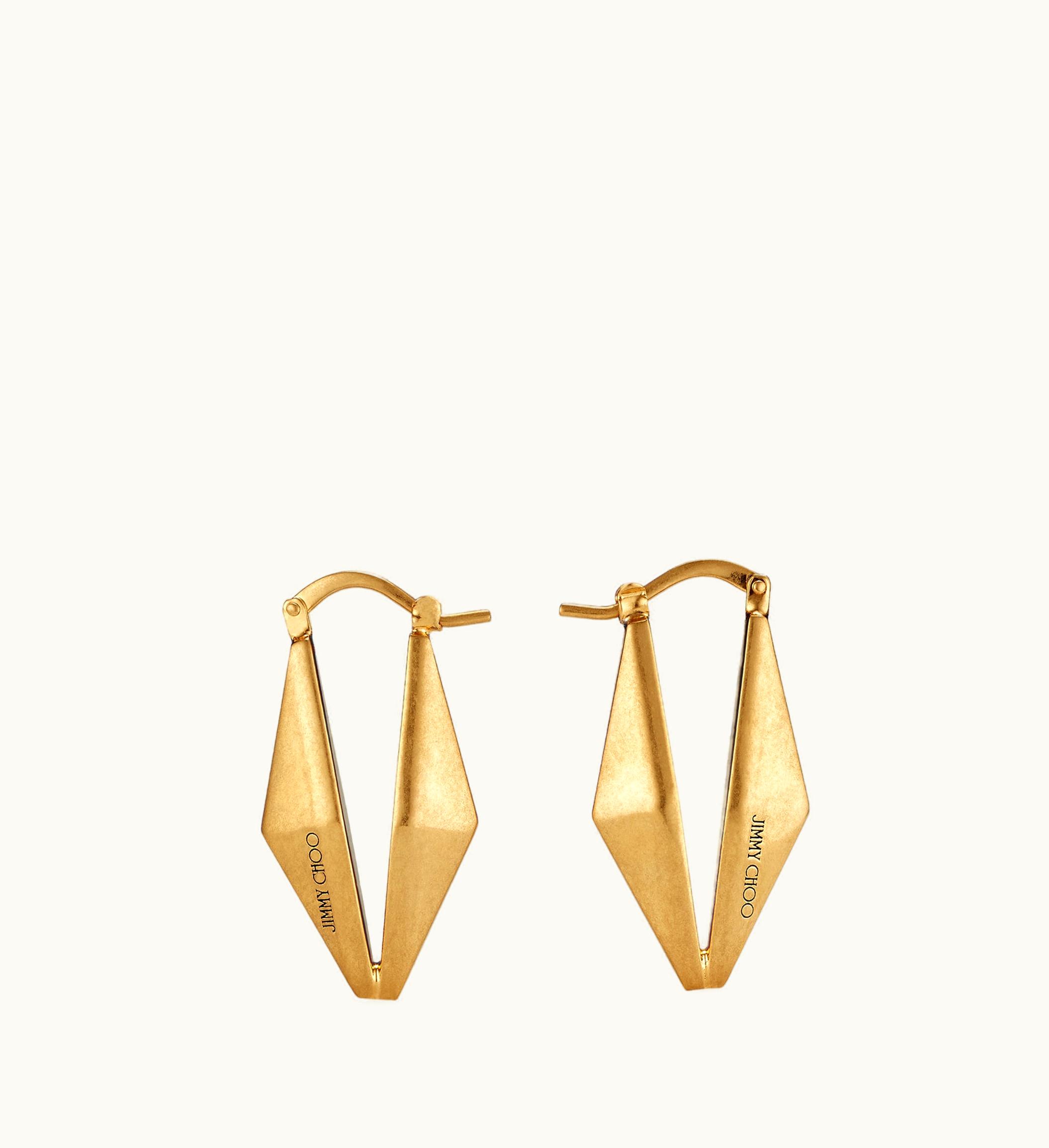Jimmy Choo Jimmy Choo Diamond Chain Earring Gold-Finish Diamond Chain Earrings