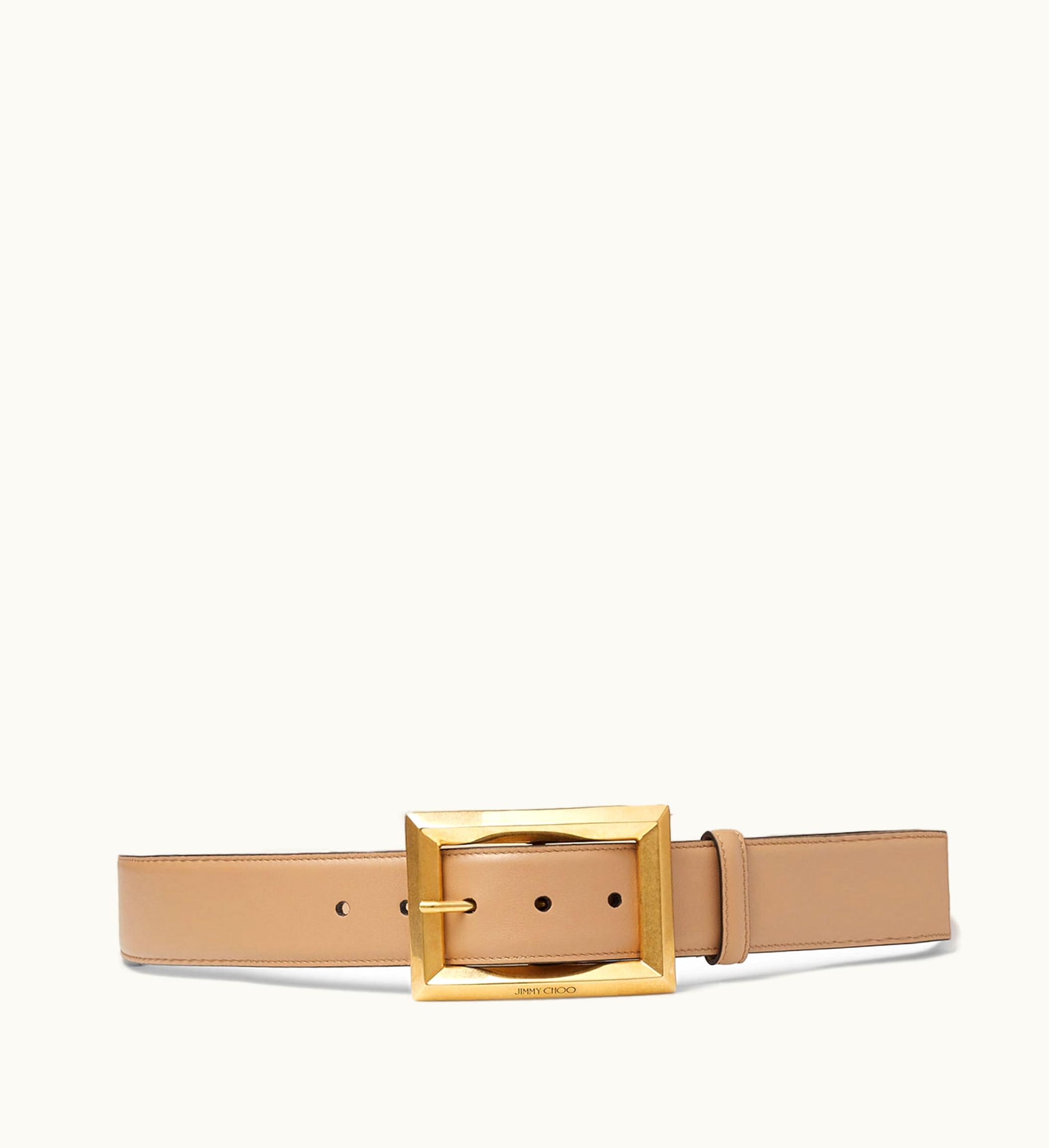 Jimmy Choo Jimmy Choo Arlie Biscuit Calf Leather Belt