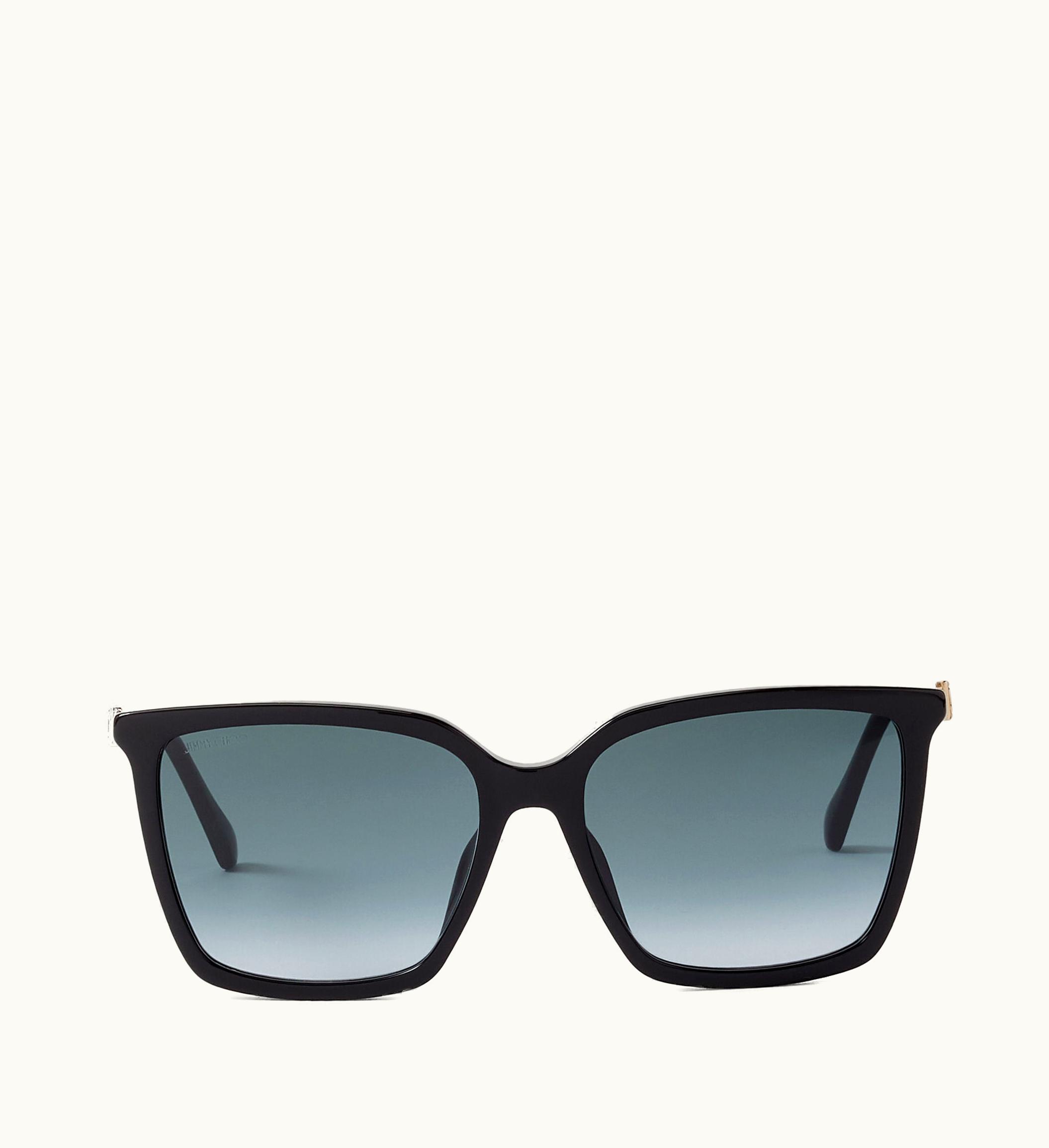 Jimmy Choo Jimmy Choo Totta Black Square-Frame Sunglasses With Jc Emblem