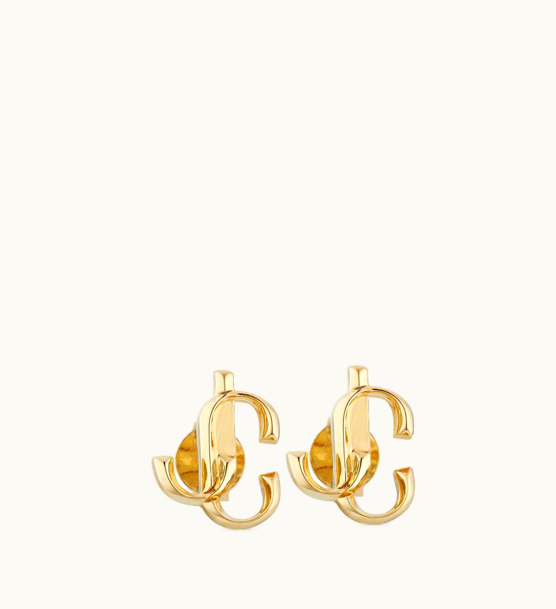 Jimmy Choo Jimmy Choo Jc Mini Studs Gold-Finish Metal Jc Mini Stud Earrings