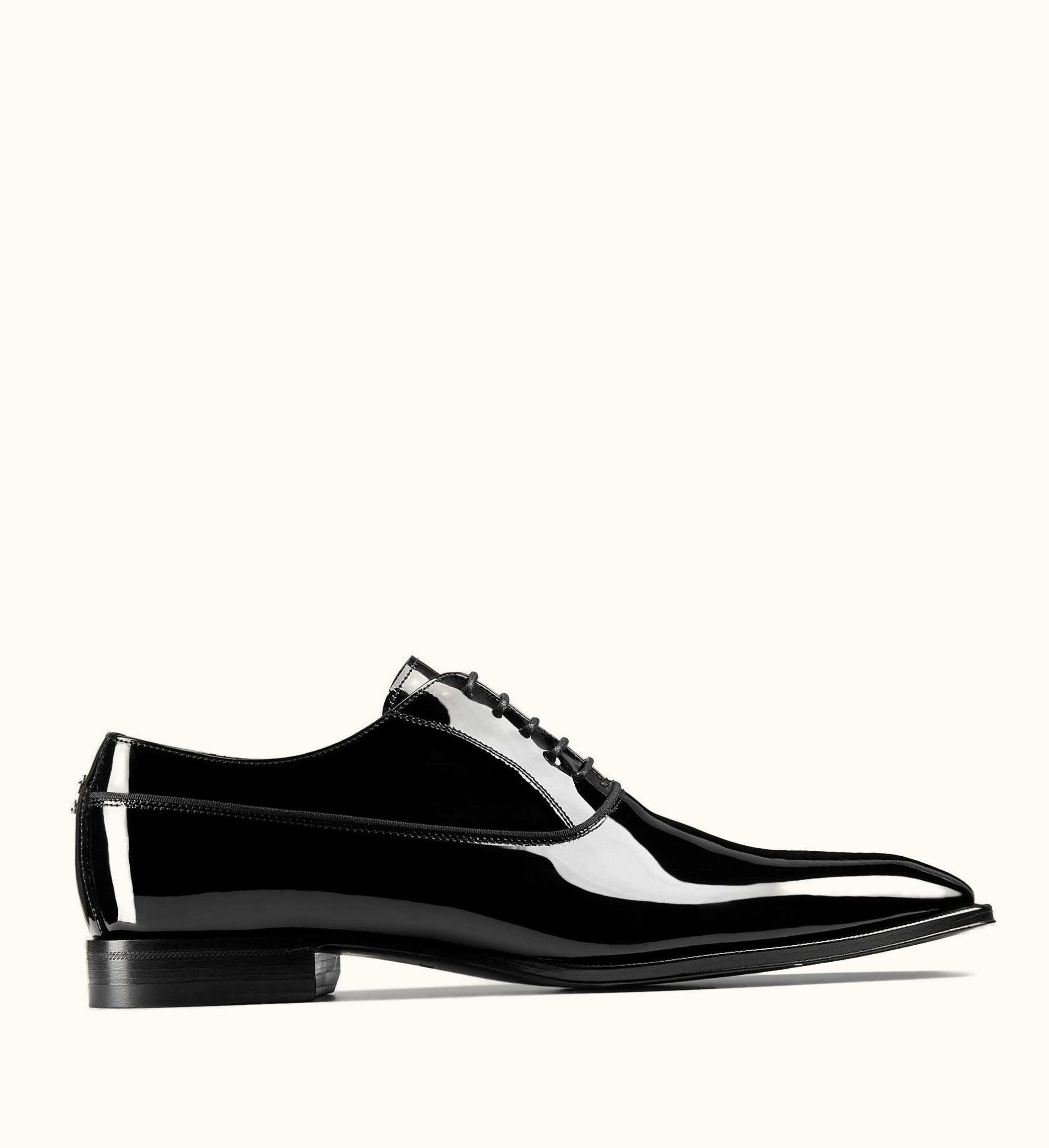 Jimmy Choo Jimmy Choo Foxley Oxford Shoe Black Patent Leather Shoes