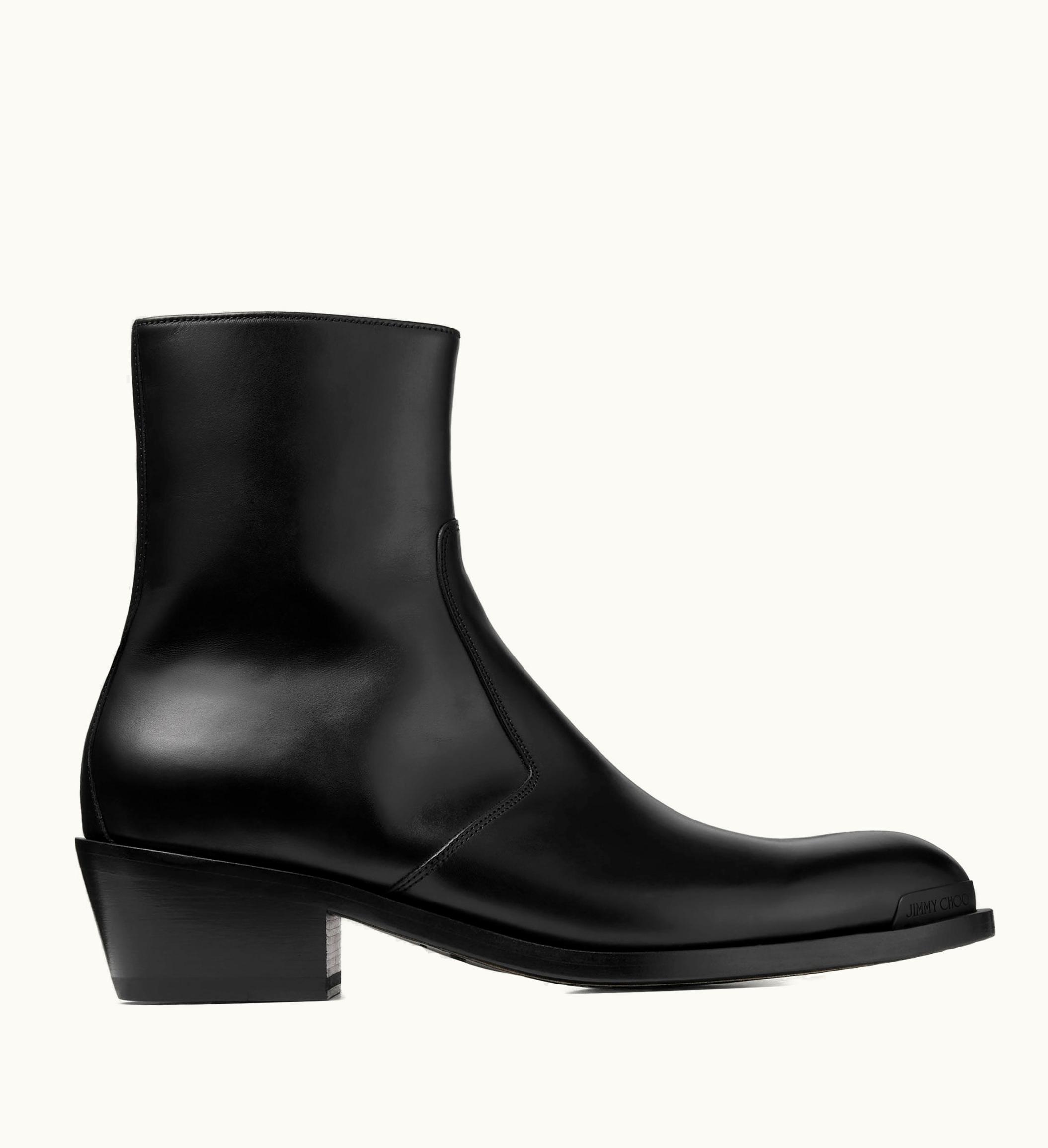 Jimmy Choo Jimmy Choo Sammy / M Black Calf Leather Ankle Boots