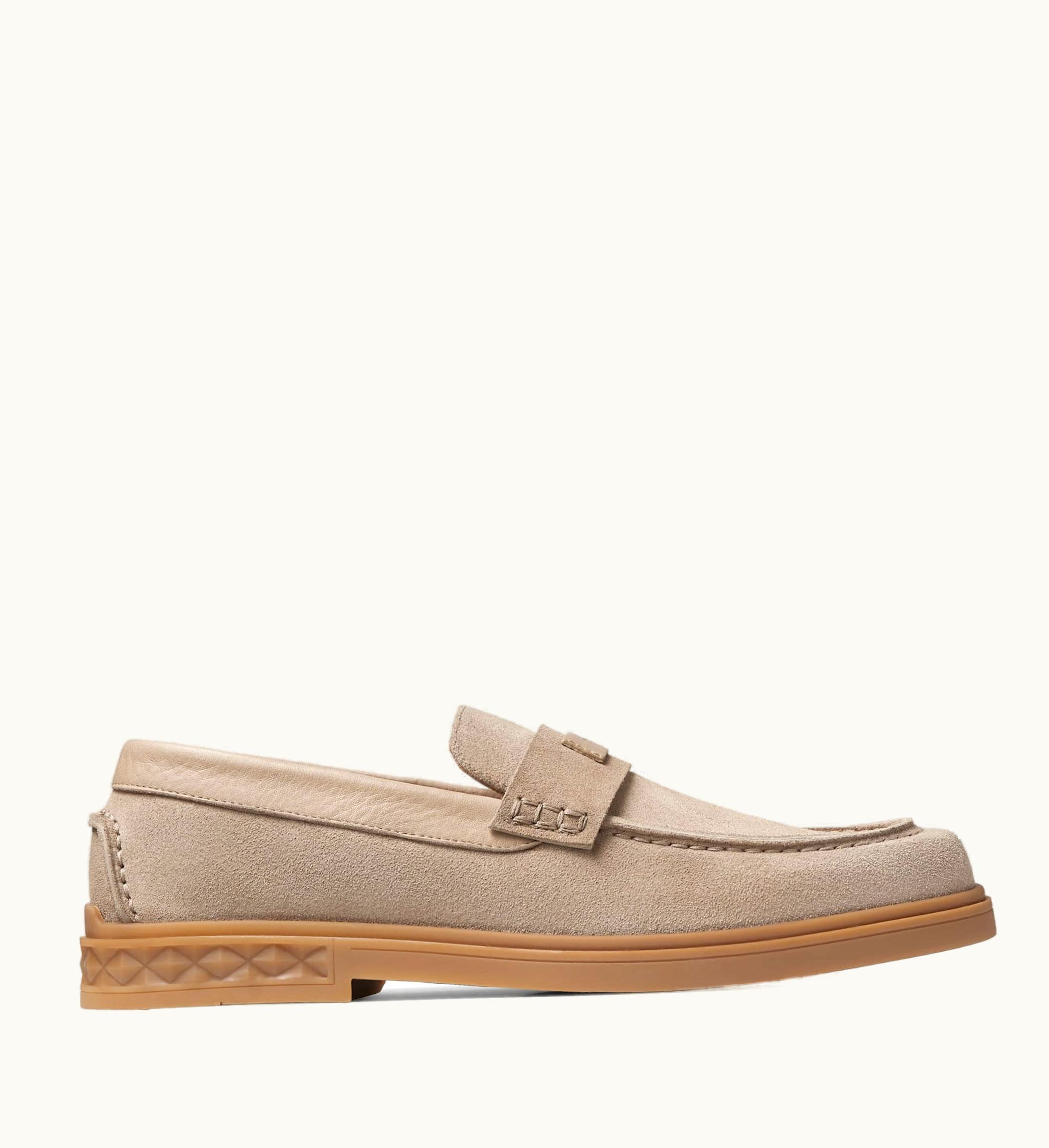 Jimmy Choo Jimmy Choo Josh Driver Stone Reverse Suede Driver Shoes