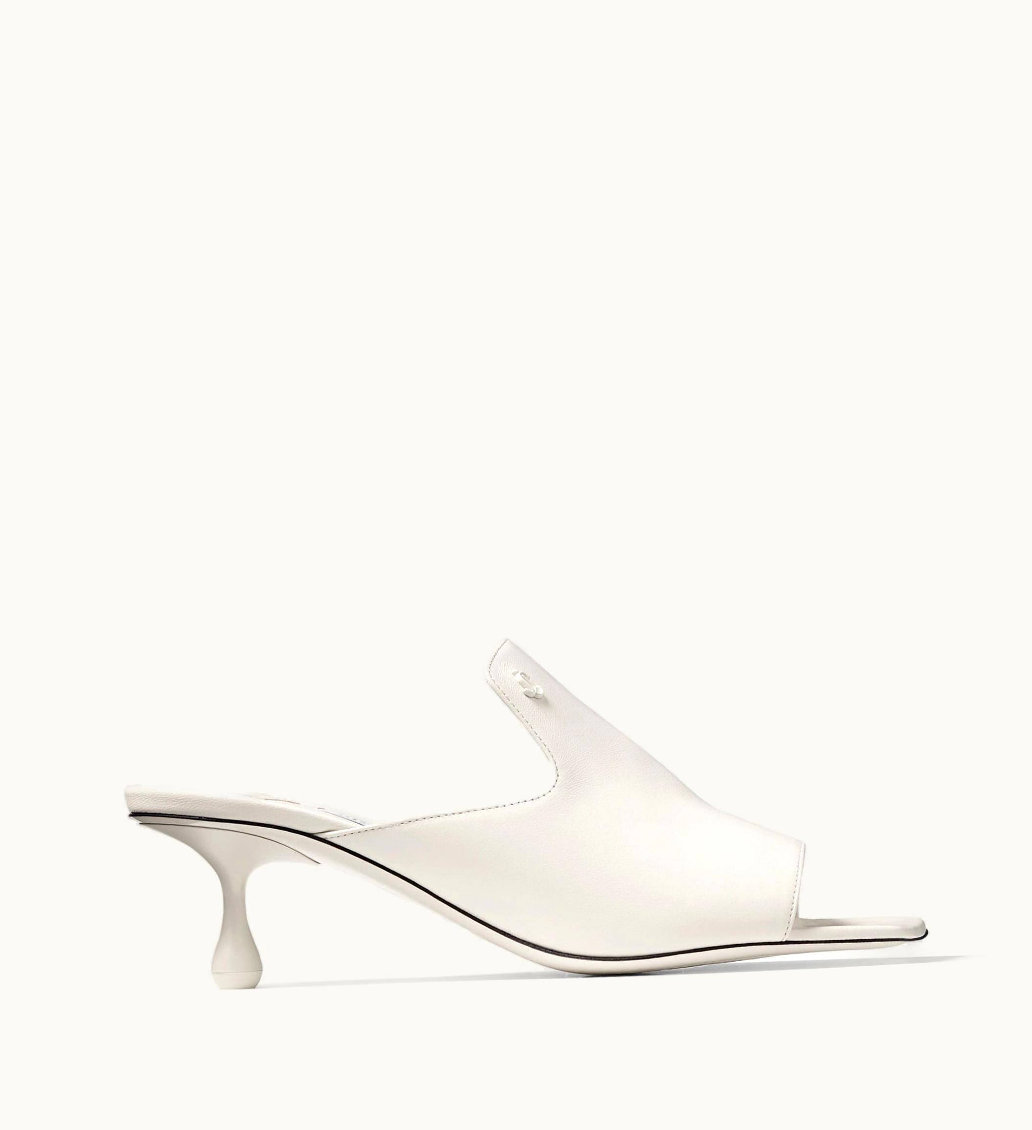 Jimmy Choo Jimmy Choo Ander 50 Latte Nappa Leather Sandals