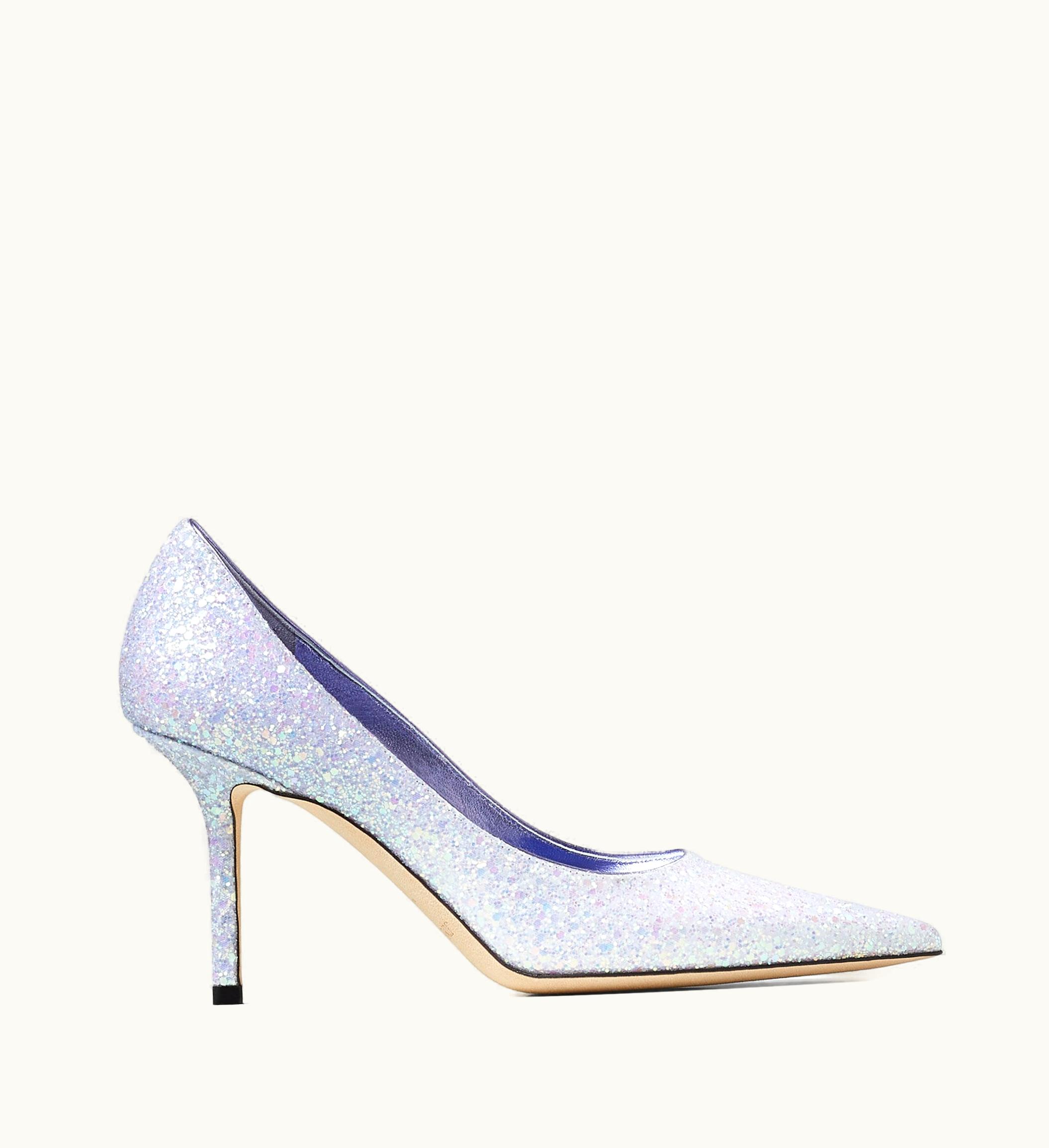 Jimmy Choo Jimmy Choo Love 85 Lilac Dégradé Coarse Glitter Fabric Pumps LOVE85HTQ050912