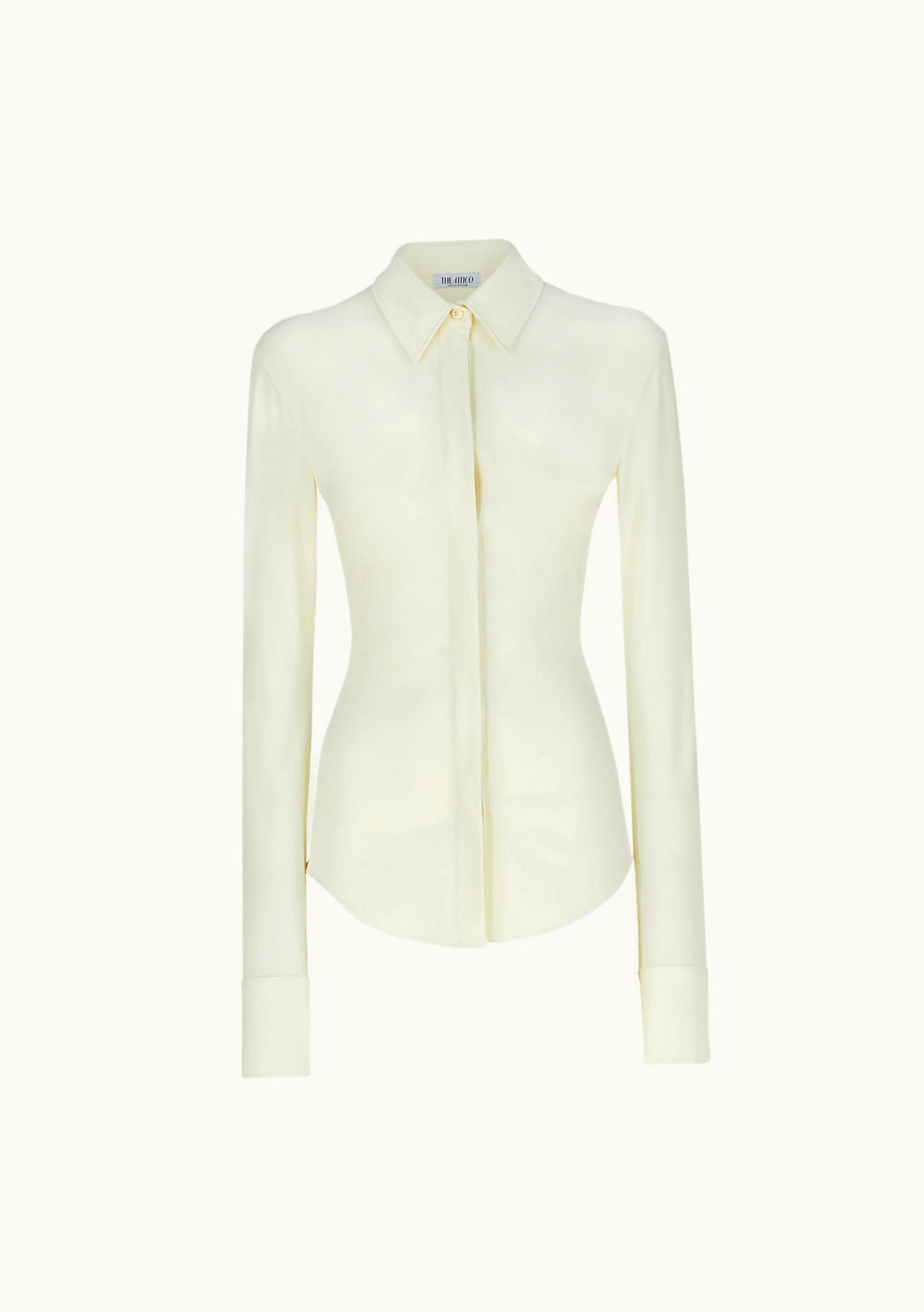 The Attico The Attico ''Elton'' Milk Shirt