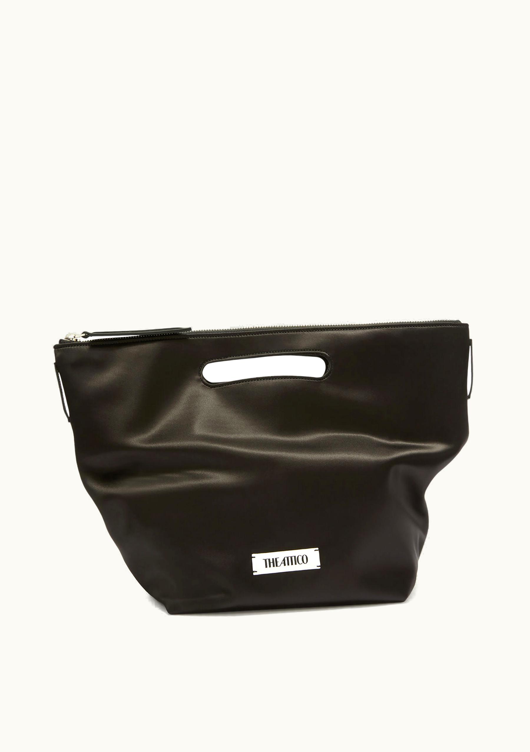 The Attico The Attico ''Via Dei Giardini 30'' Black Tote Bag