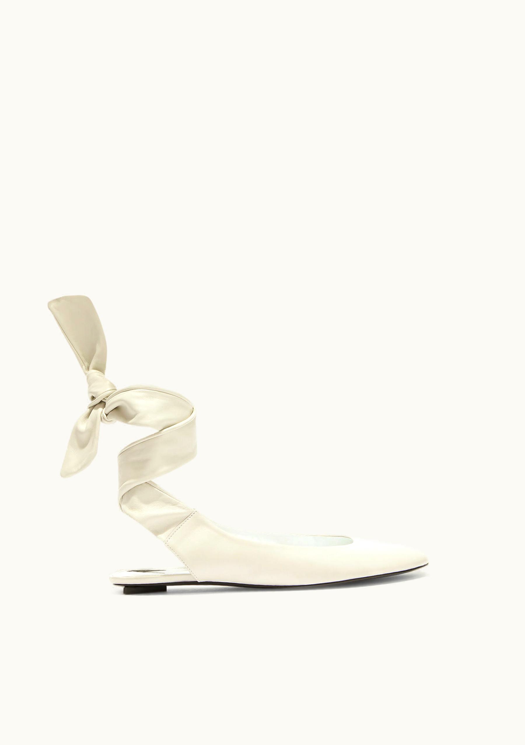 The Attico The Attico ''Cloe'' White Ballerina