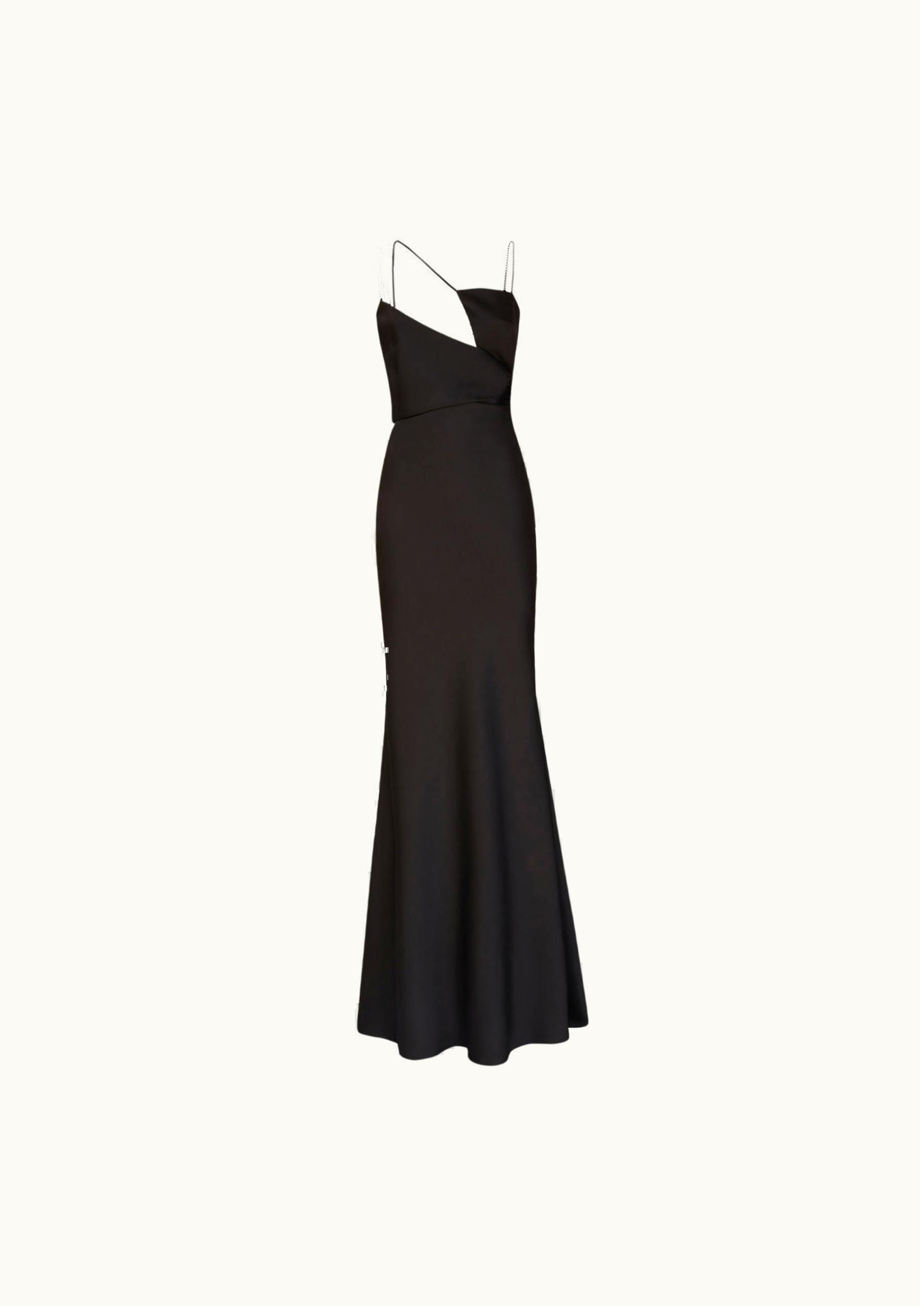 The Attico The Attico ''Melva'' Black Long Dress