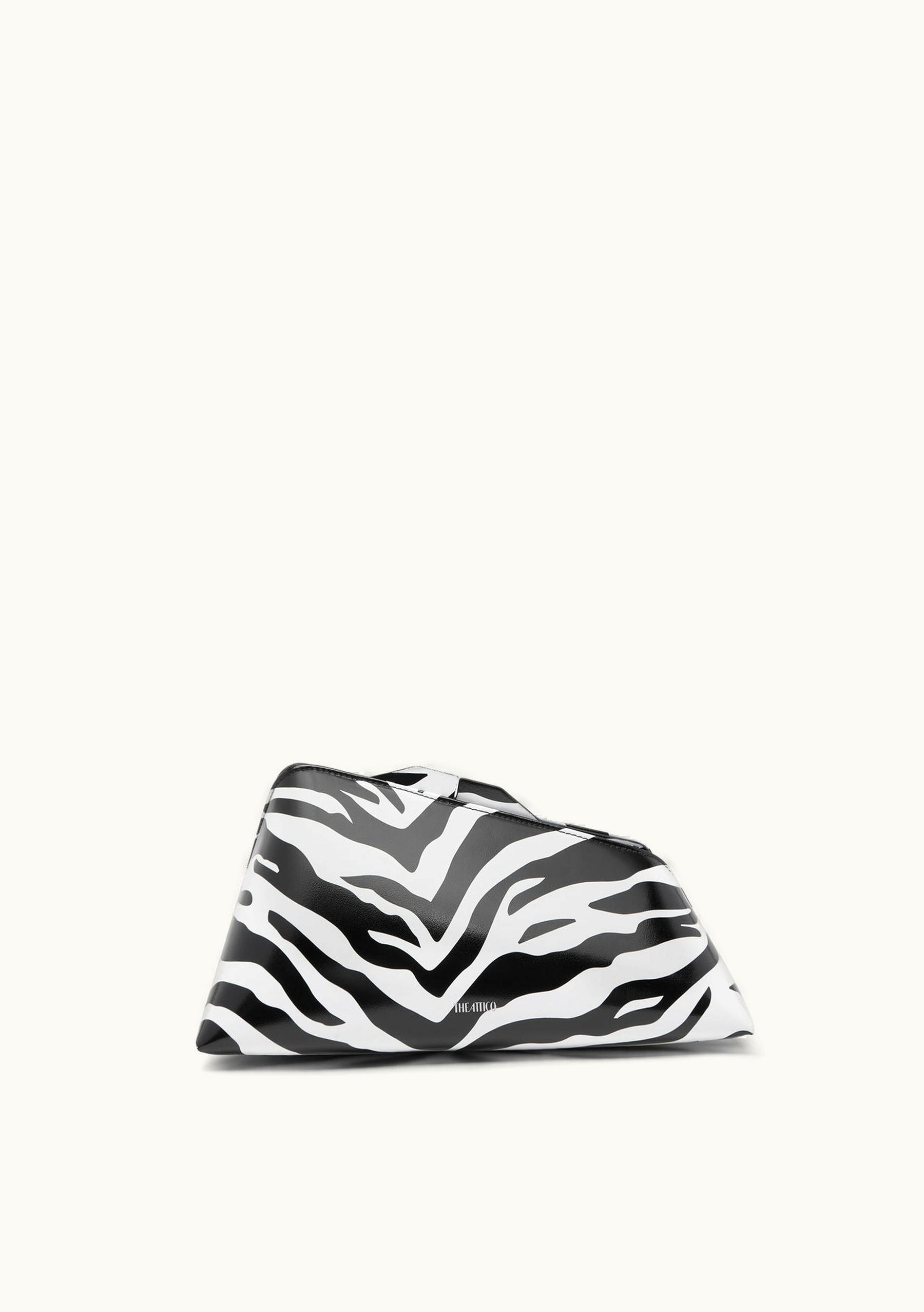 The Attico The Attico ''8.30PM'' Black And White Oversized Clutch