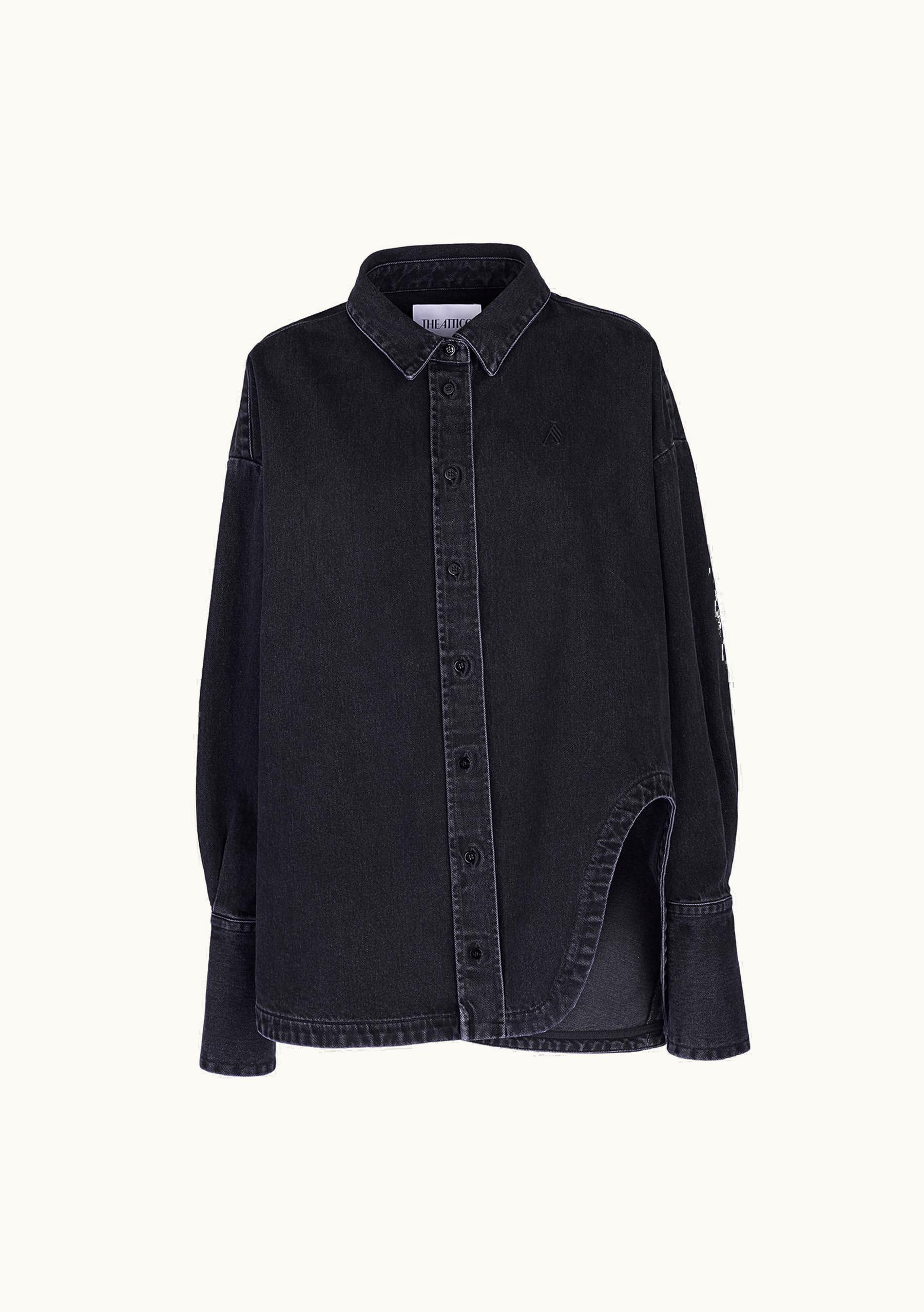 The Attico The Attico ''Diana'' Black Shirt