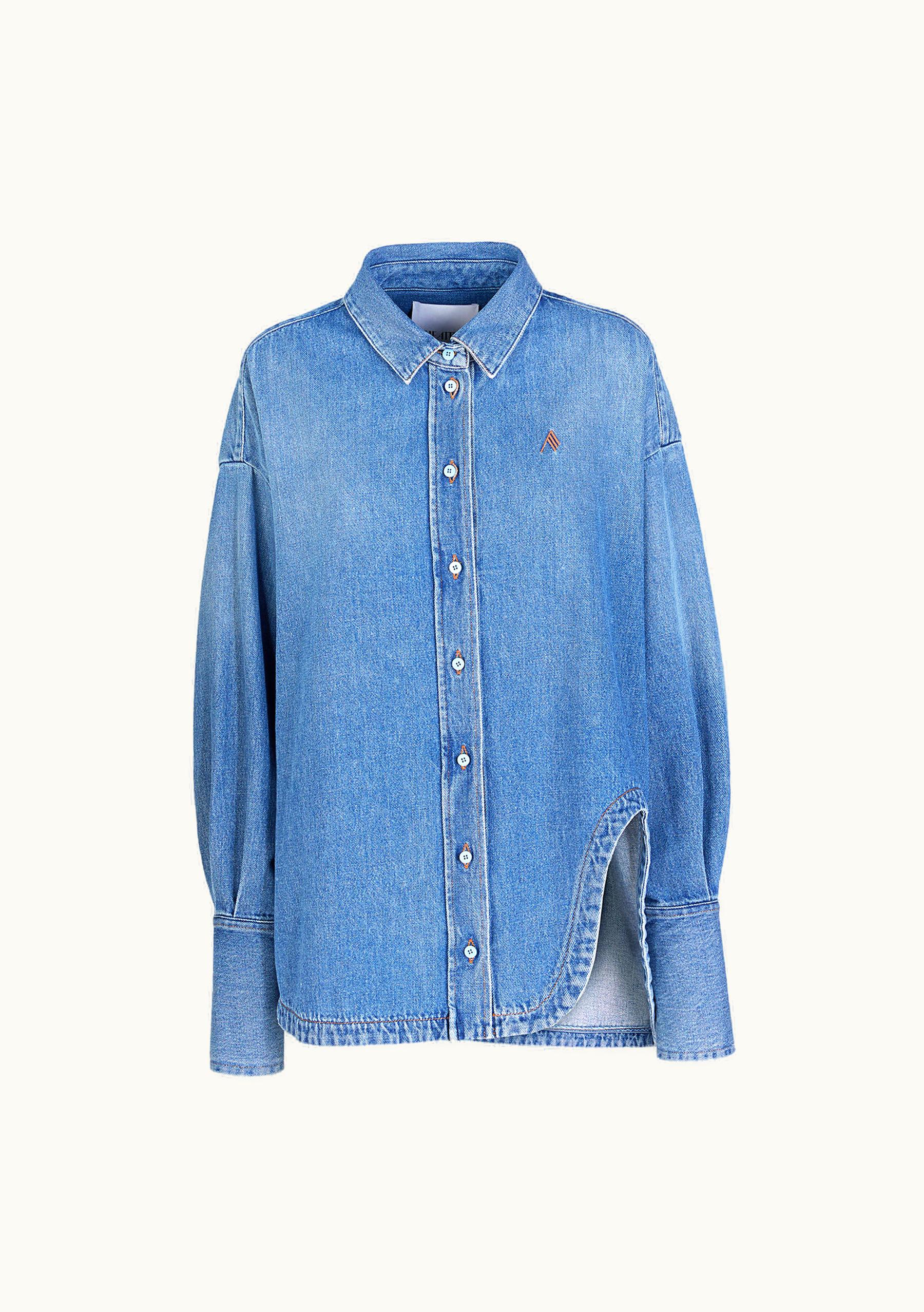 The Attico The Attico ''Diana'' Washed Blue Shirt