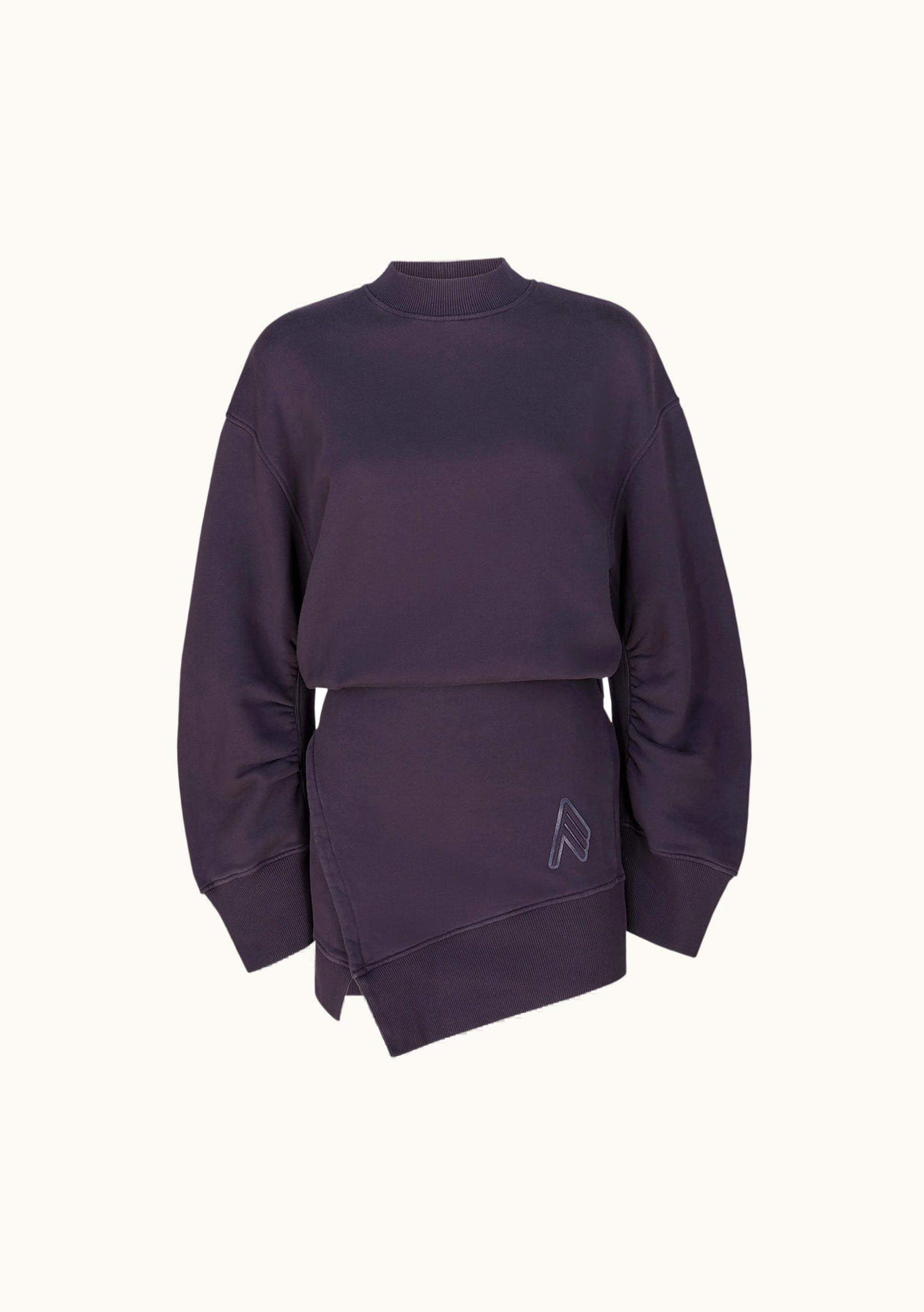 The Attico The Attico ''Ivory'' Dark Violet Fade Mini Dress