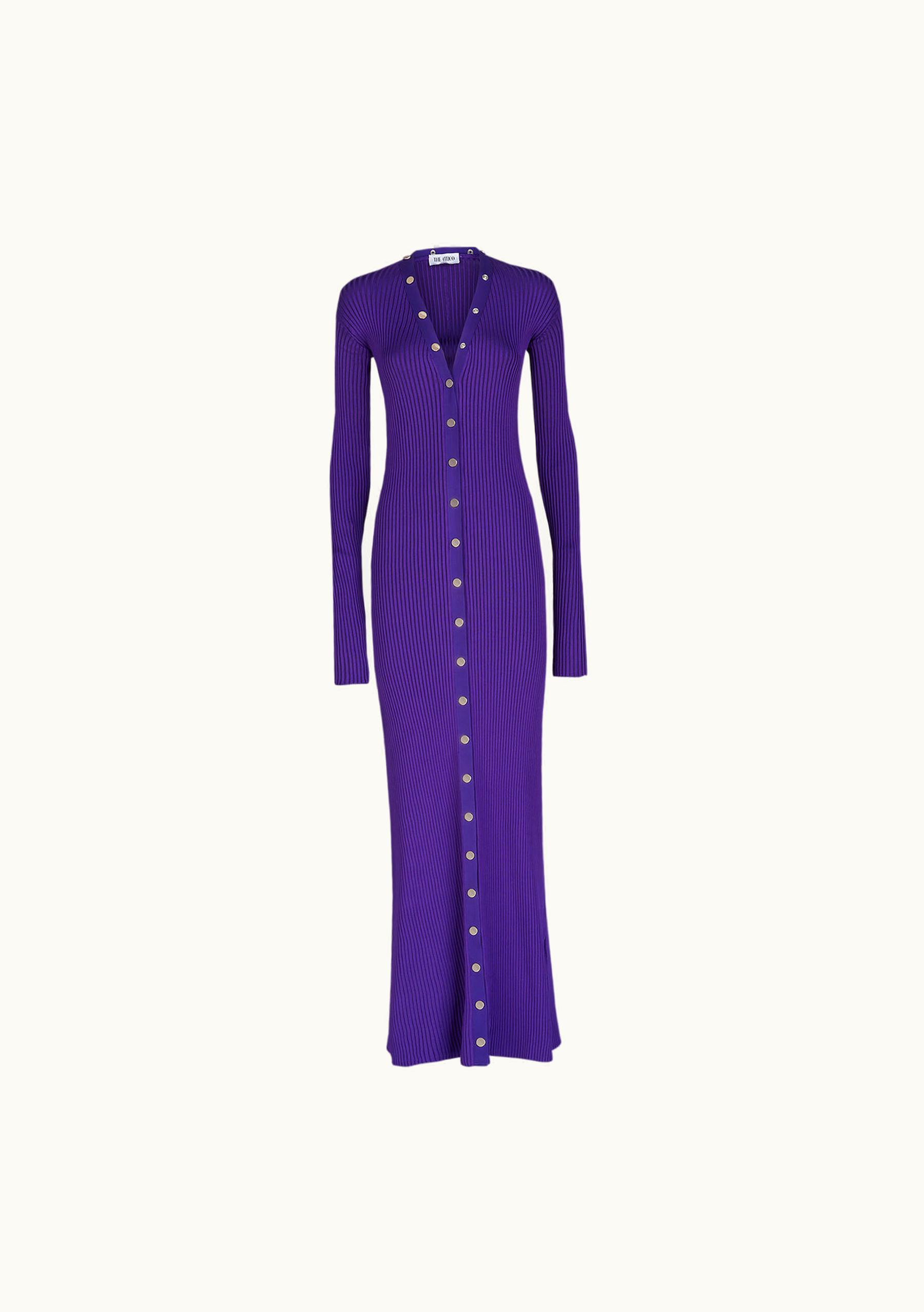 The Attico The Attico Purple Cardigan