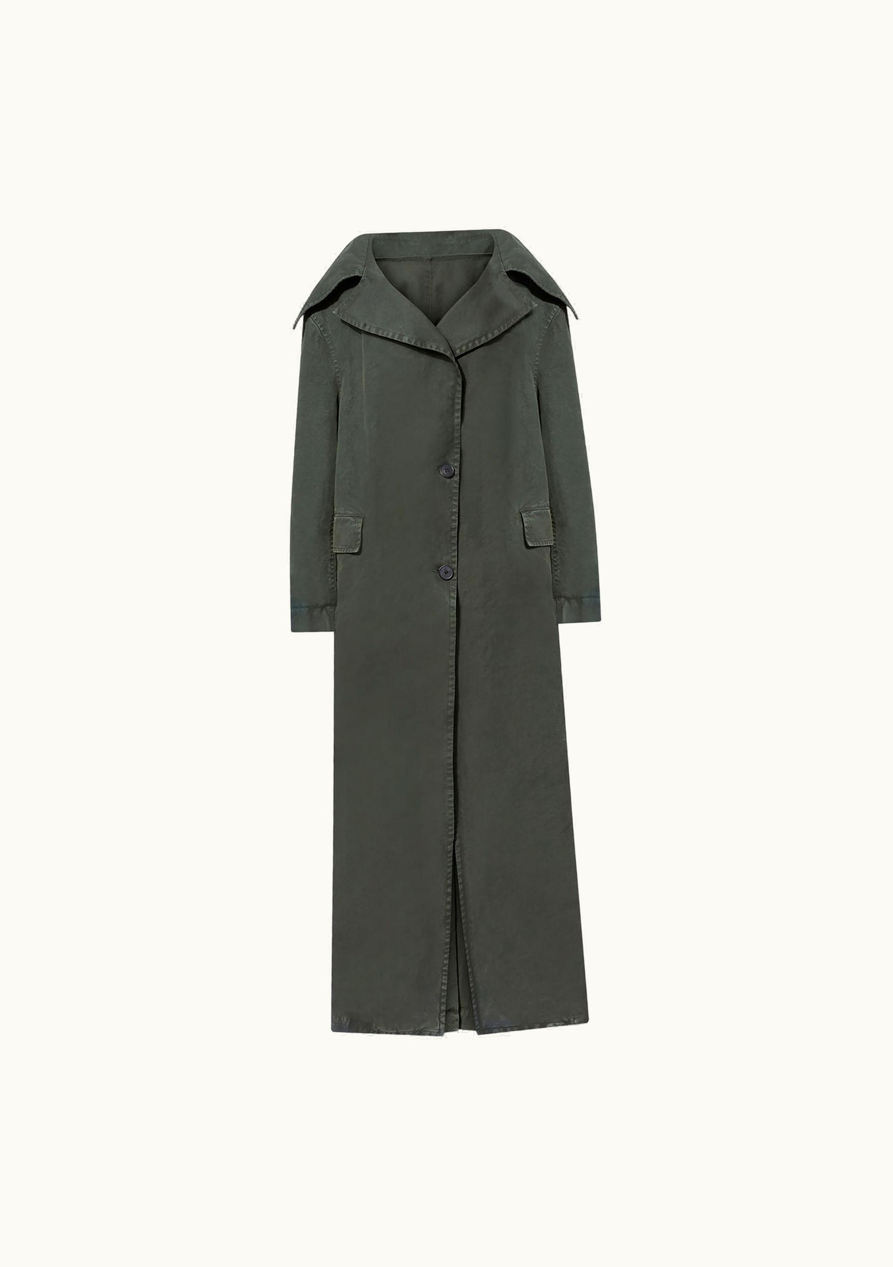 The Attico The Attico Ivy Green Long Coat