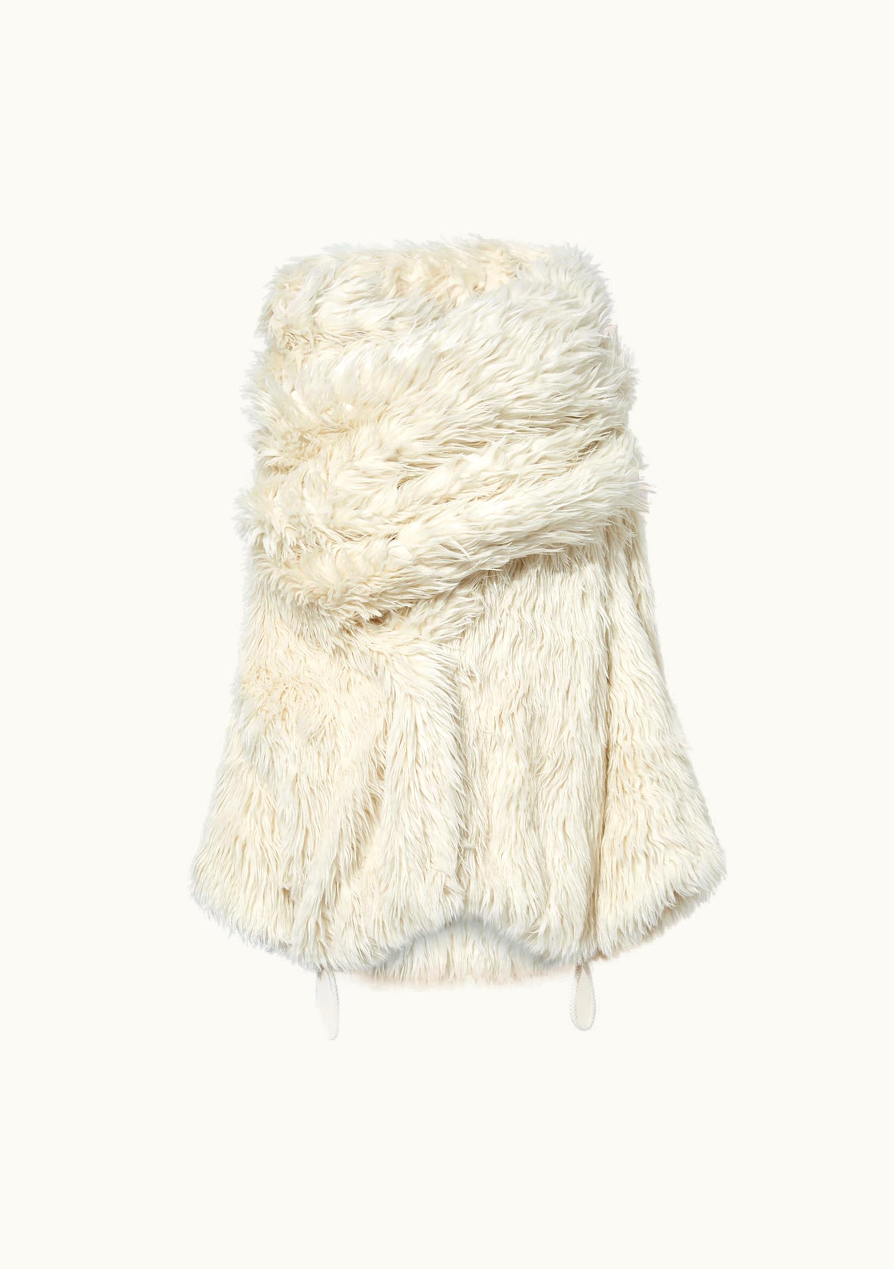 The Attico The Attico White Short Fur Coat
