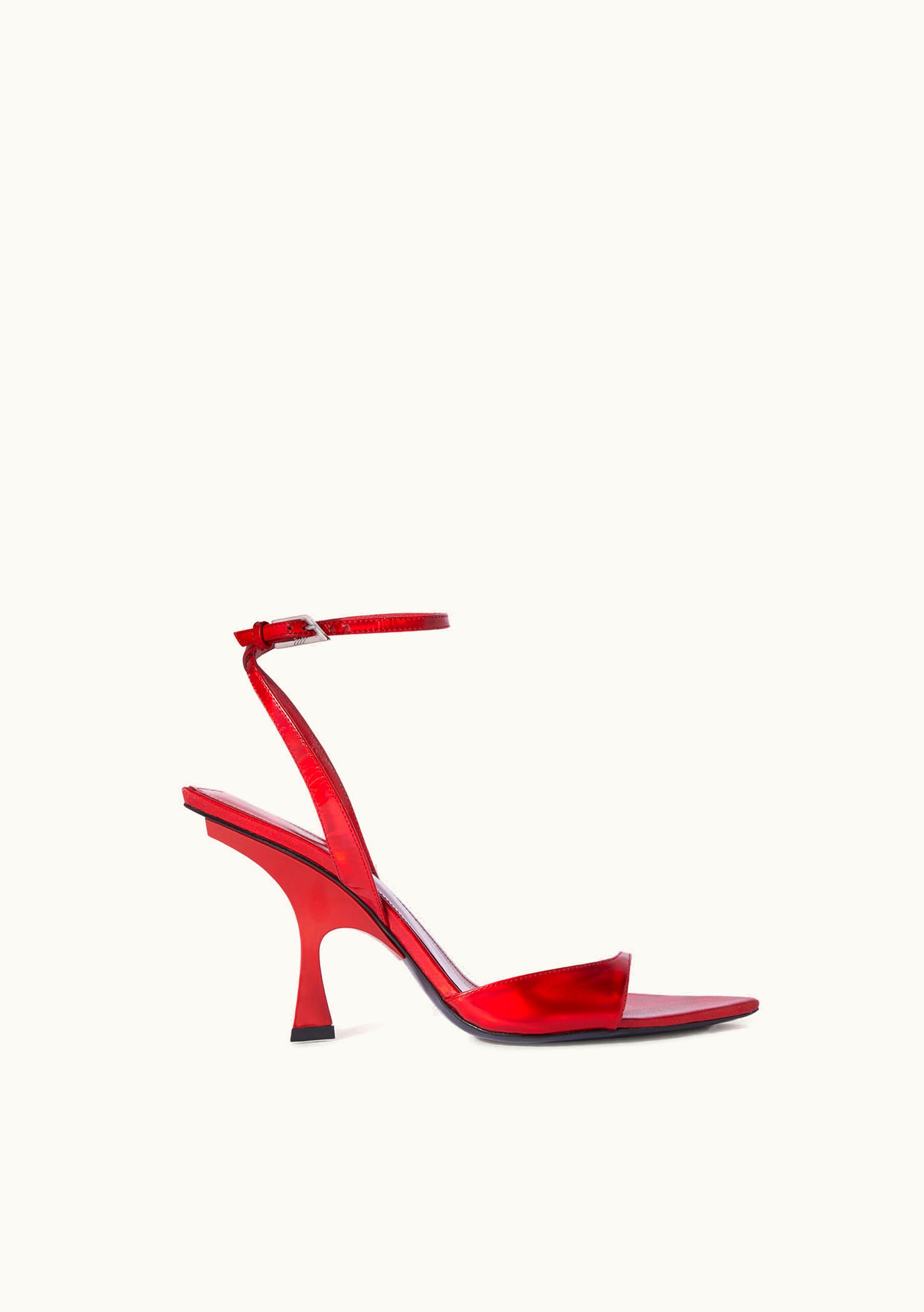 The Attico The Attico ''GG'' Sandal Mismatched Vibrant Red
