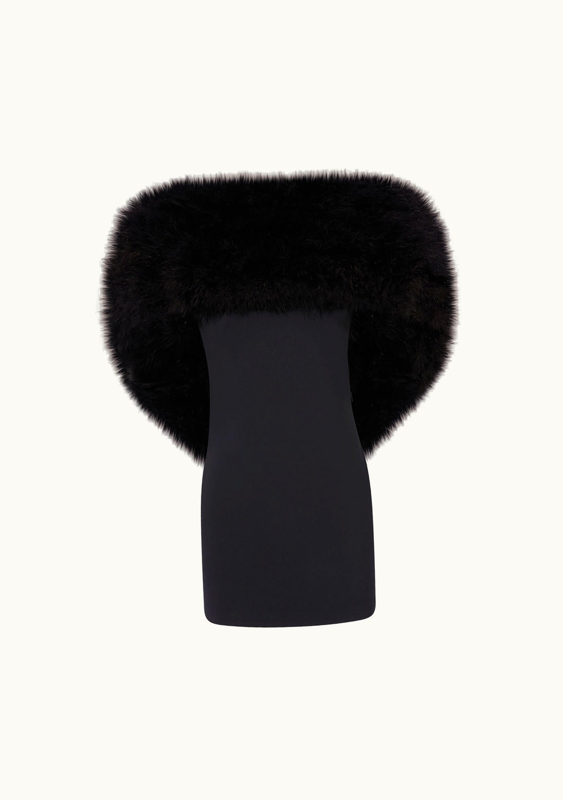 The Attico The Attico Black Mini Dress 246WCA292E100F100