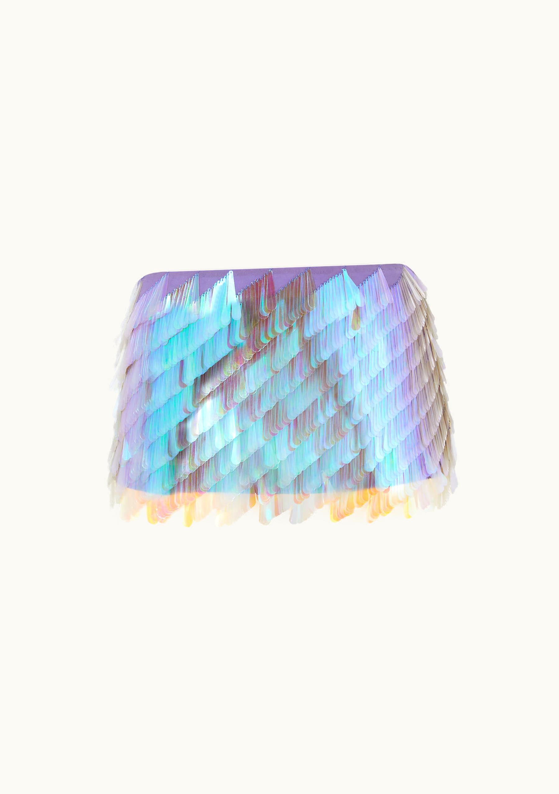 The Attico The Attico Opalescent Mini Skirt
