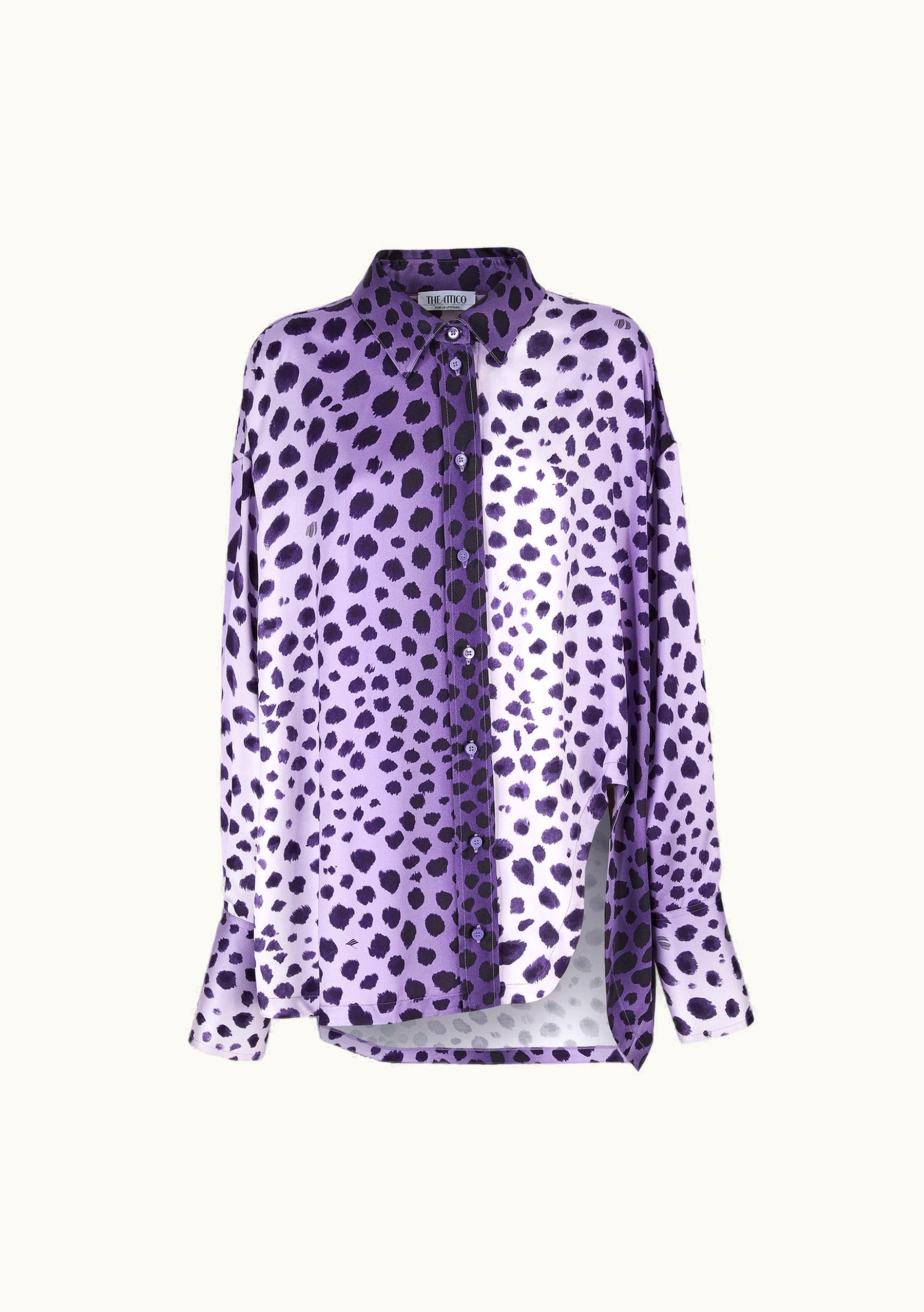 The Attico The Attico ''Diana'' Purple Shirt