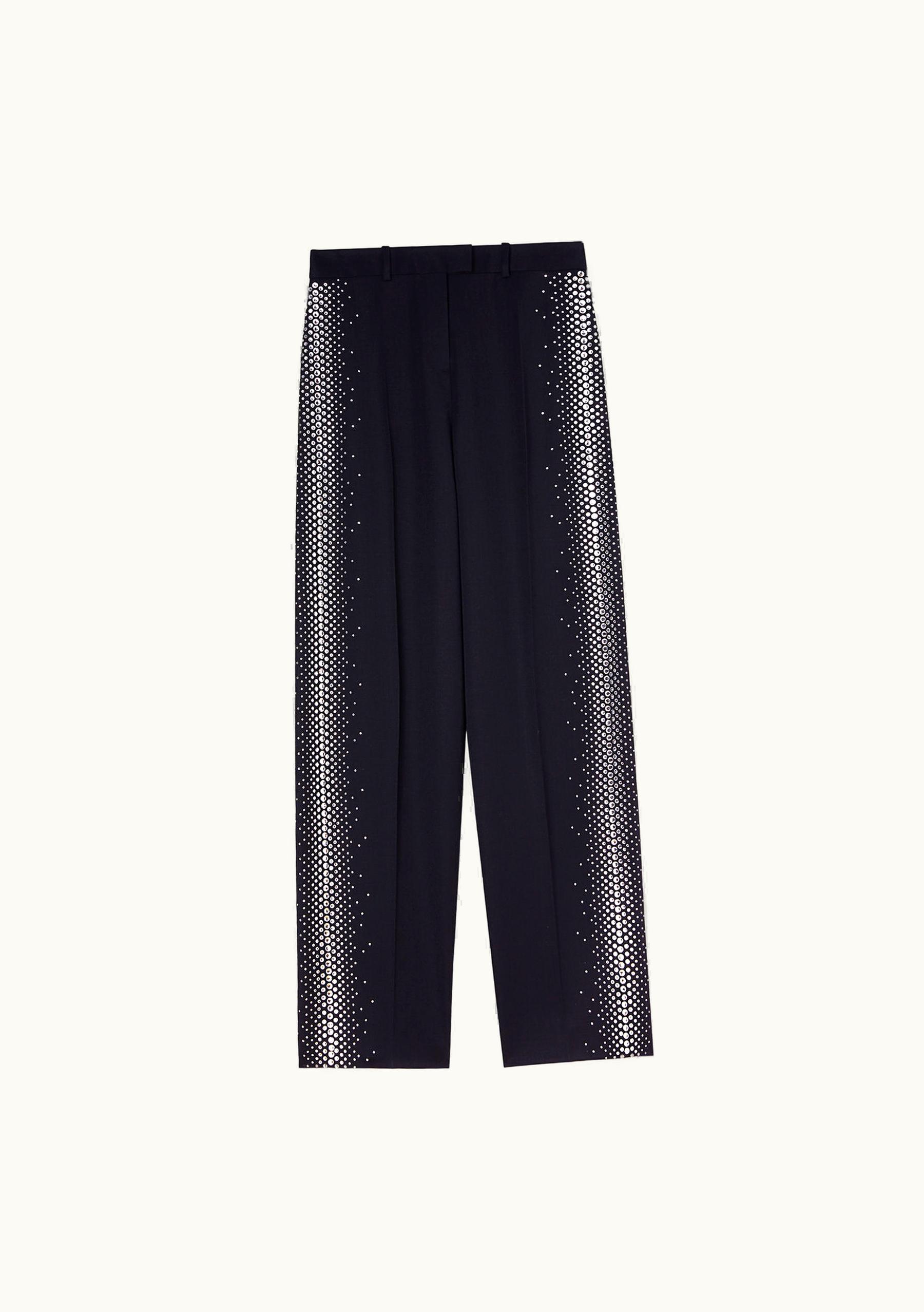 The Attico The Attico ''Jagger'' Black And Silver Long Pants