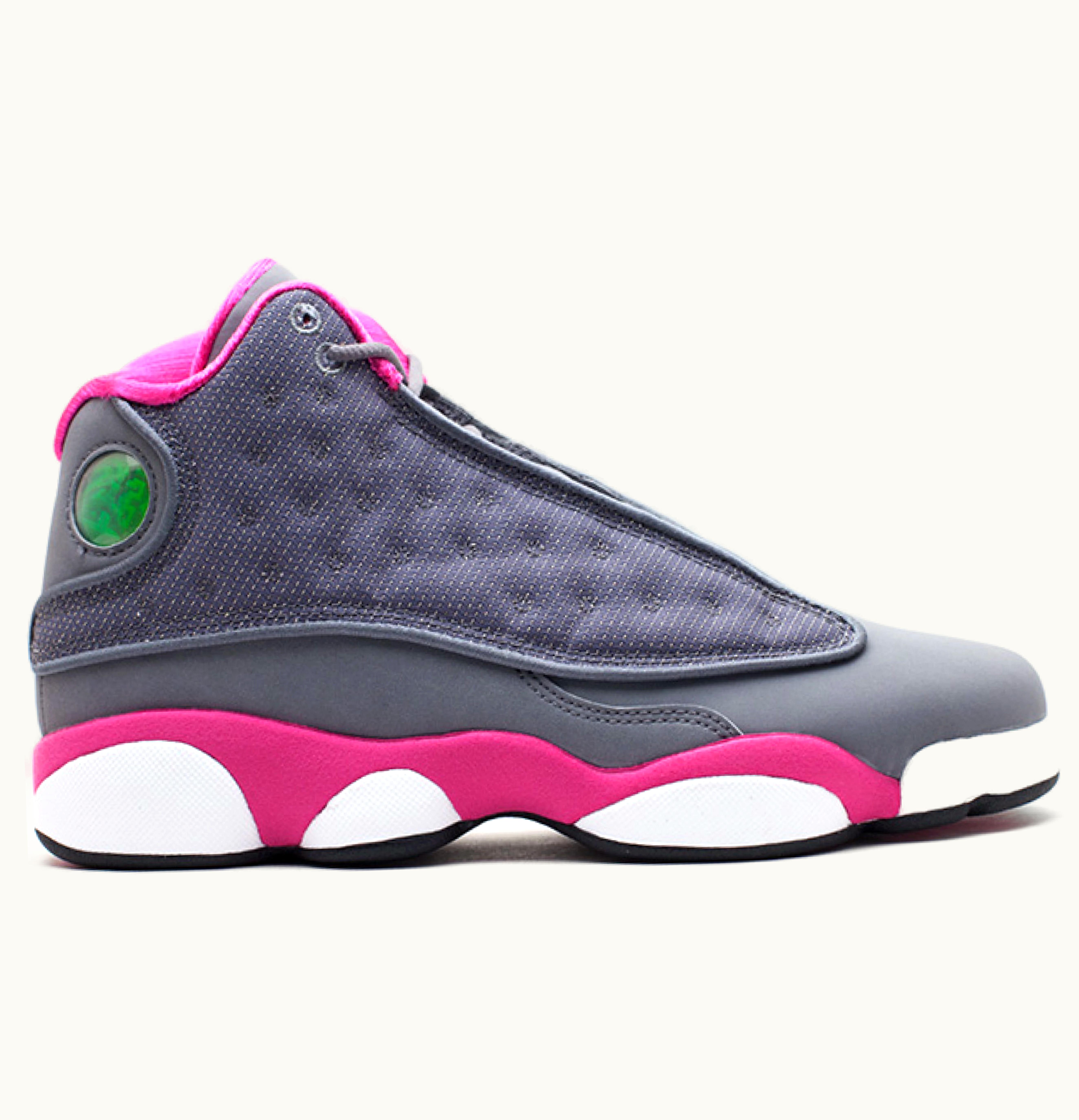 Jordan Air Jordan 13 Retro Cool Grey Fusion Pink GS