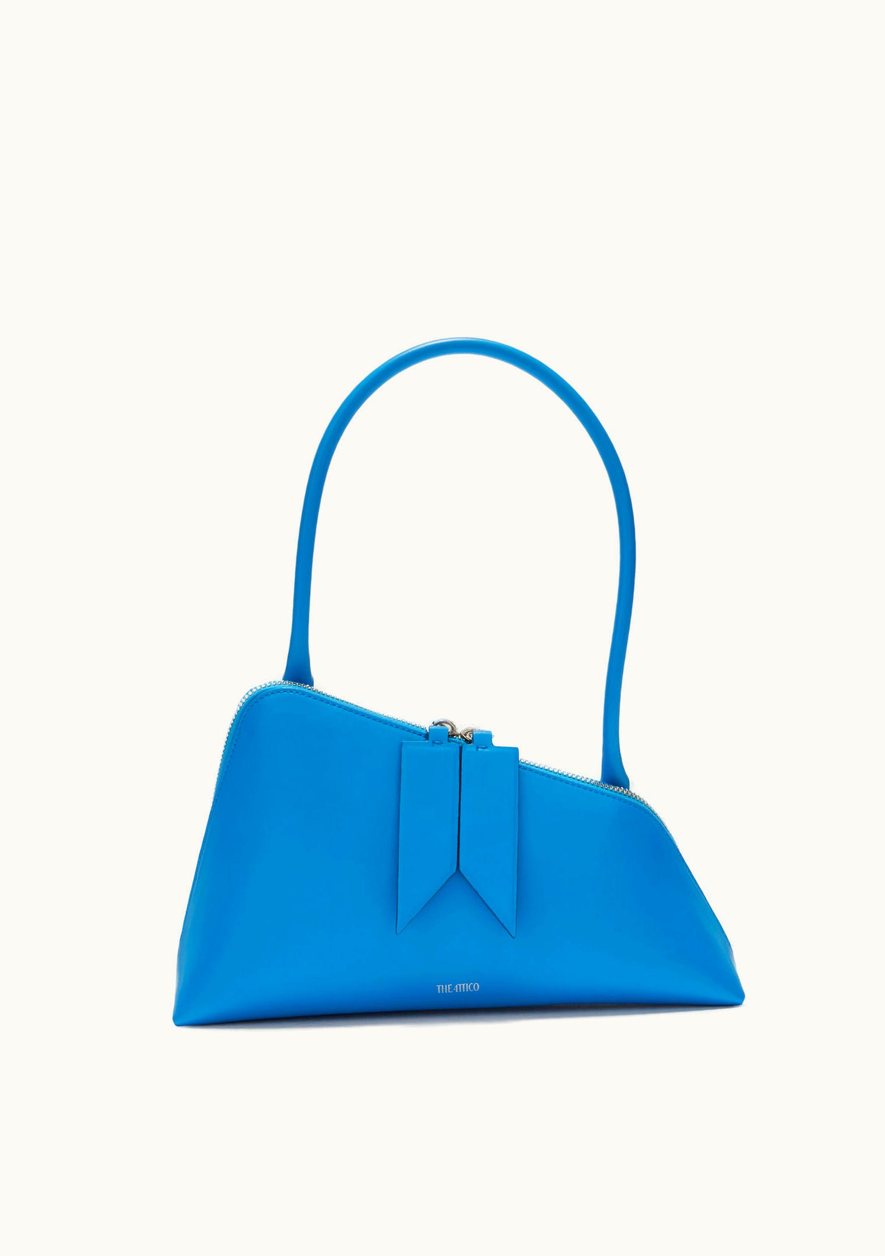 The Attico The Attico ''Sunrise'' Turquoise Shoulder Bag