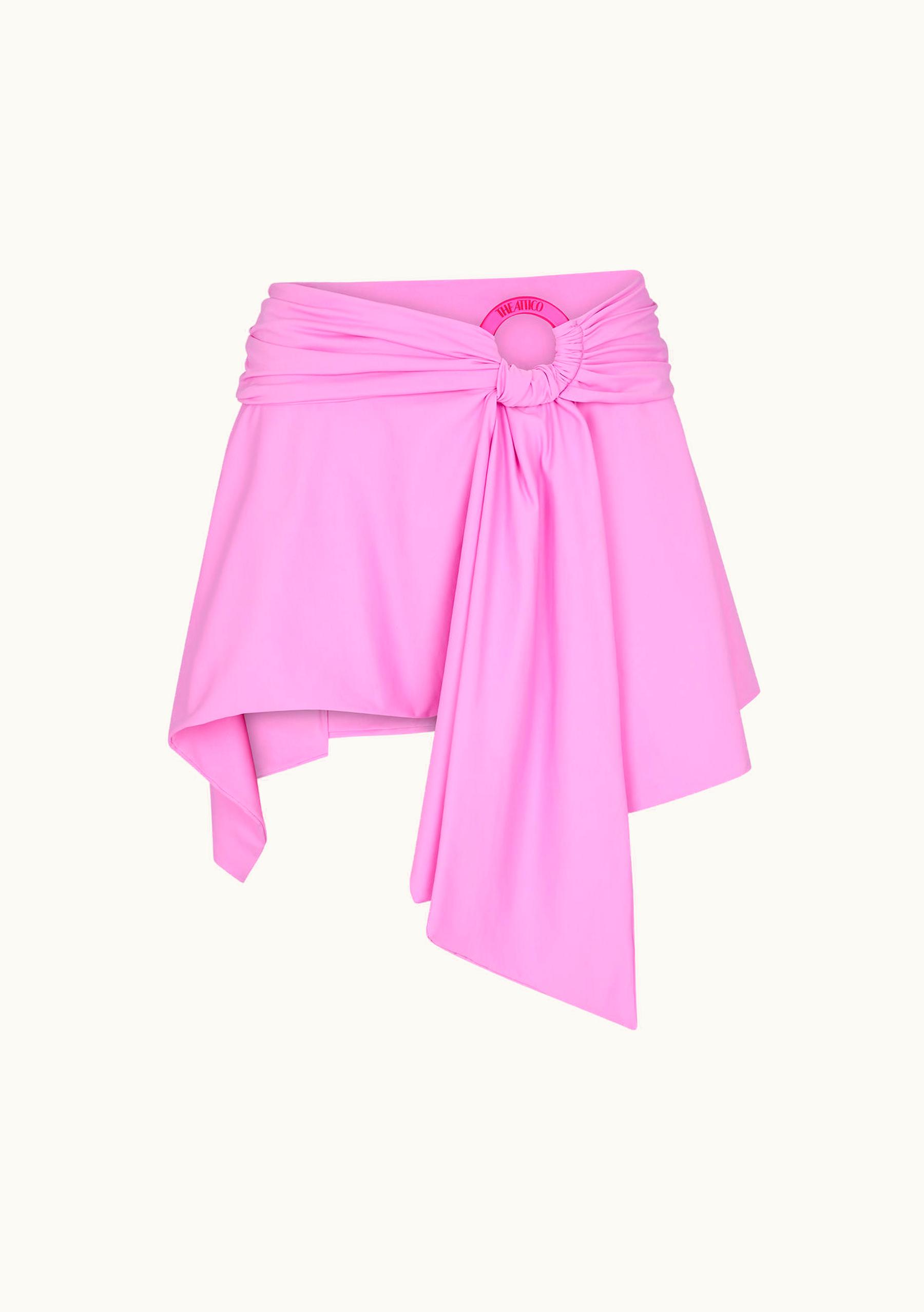 The Attico The Attico Hot Pink Mini Skirt