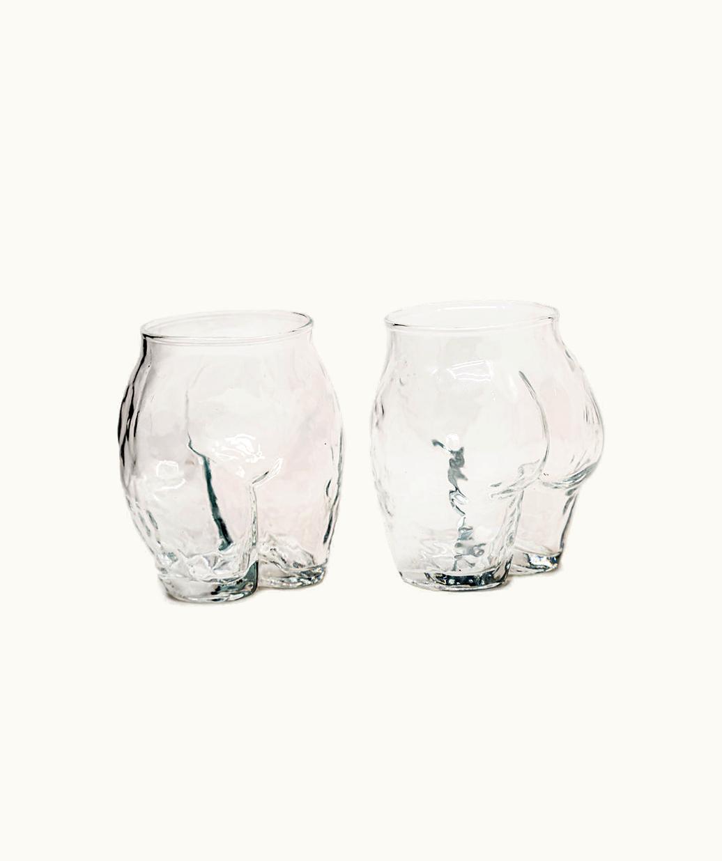 Anissa Kermiche Anissa Kermiche The Popotin Gl(ass) Clear - Set Of Two