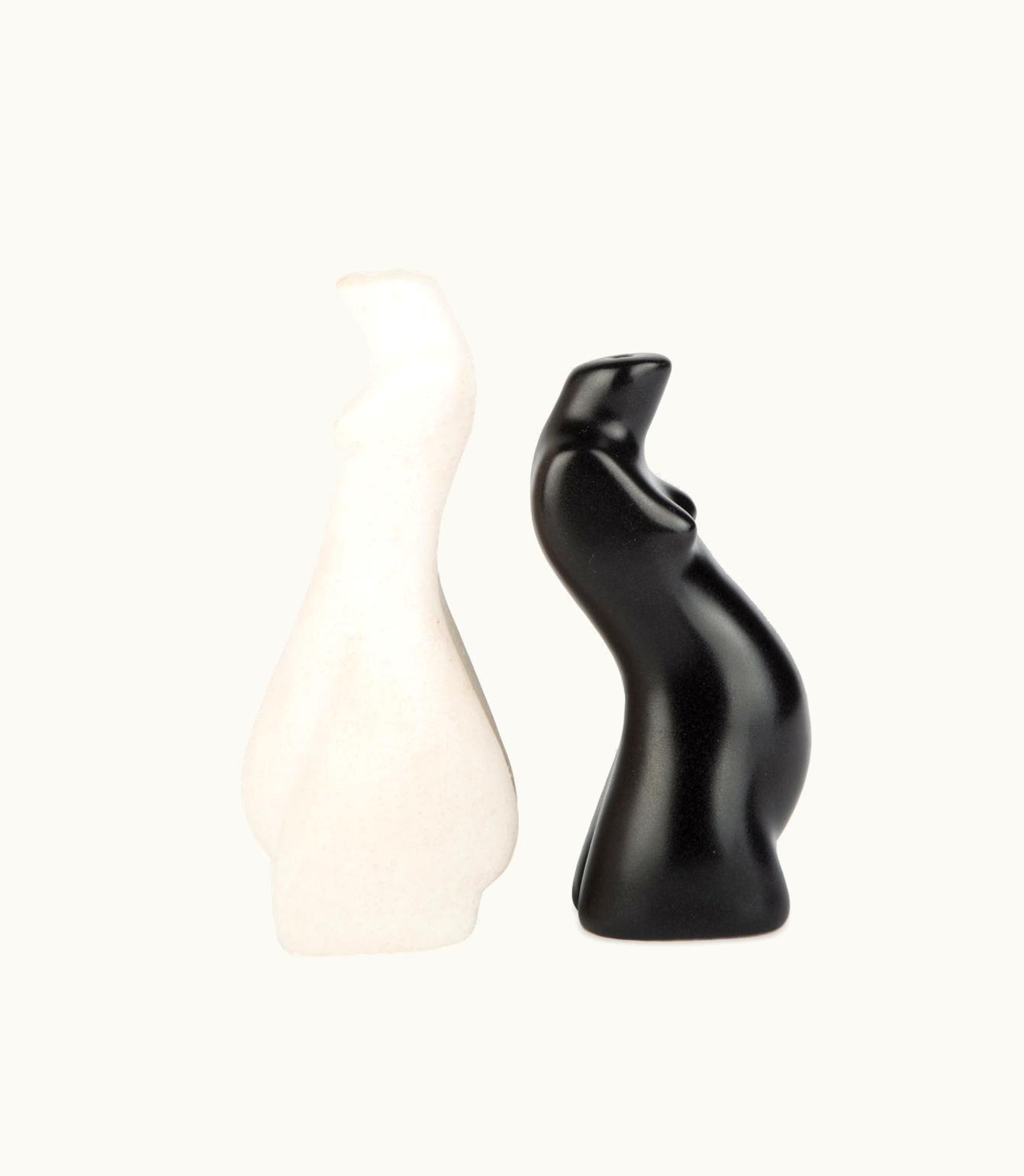 Anissa Kermiche Anissa Kermiche Body Salt & Pepper Shakers Pair (beige, Black)