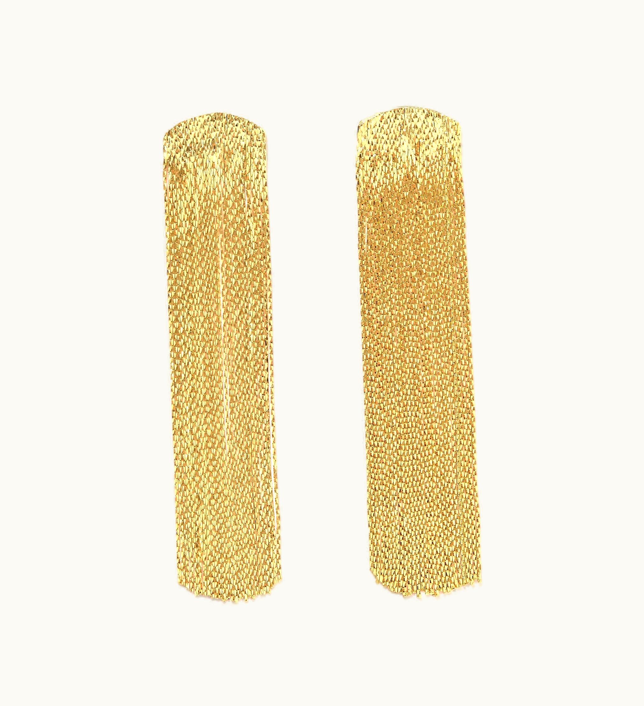 Anissa Kermiche Anissa Kermiche Grand Fil Earrings (gold)
